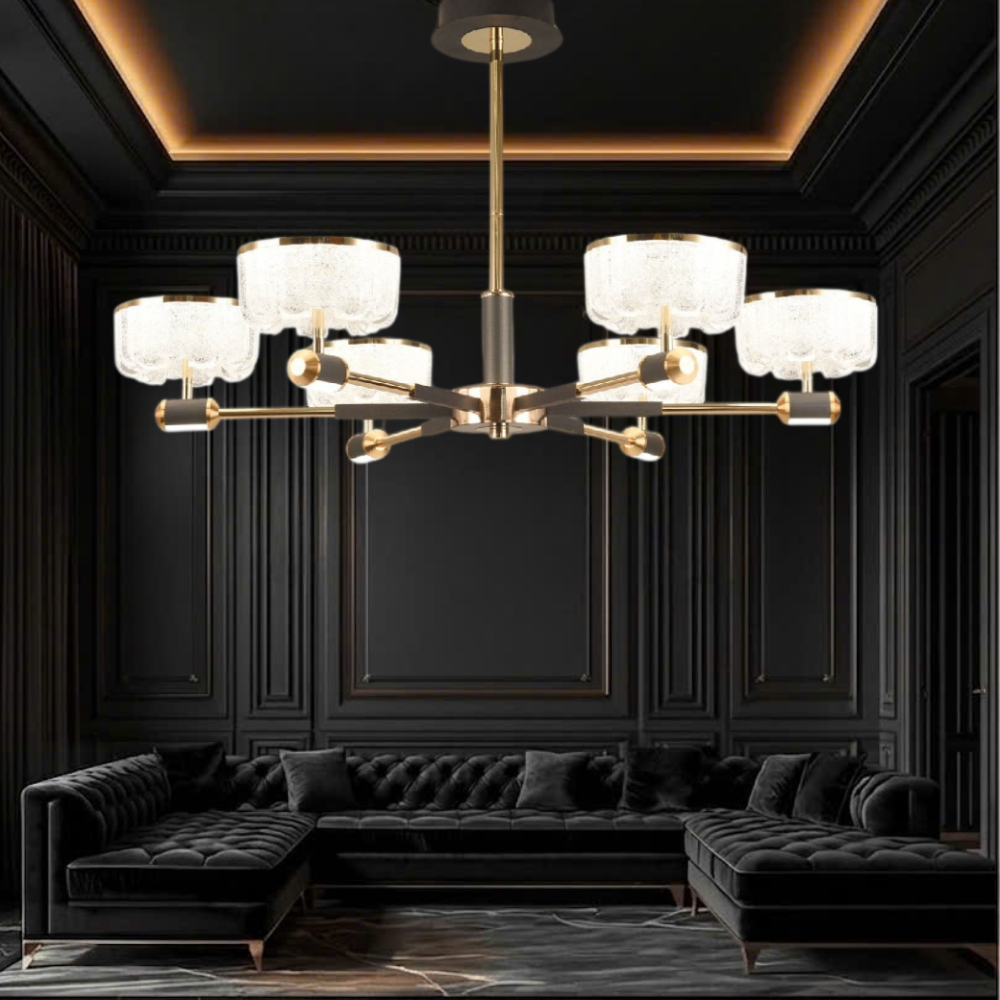 ĐÈN CHÙM LED (D730mm x H650mm) TH-8635