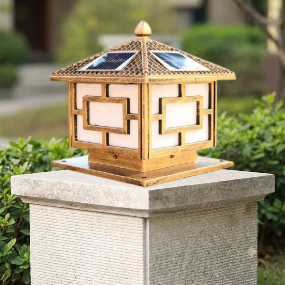 ĐÈN TRỤ CỔNG (D300mm x R300mm x H350mm) TD-15-20/300