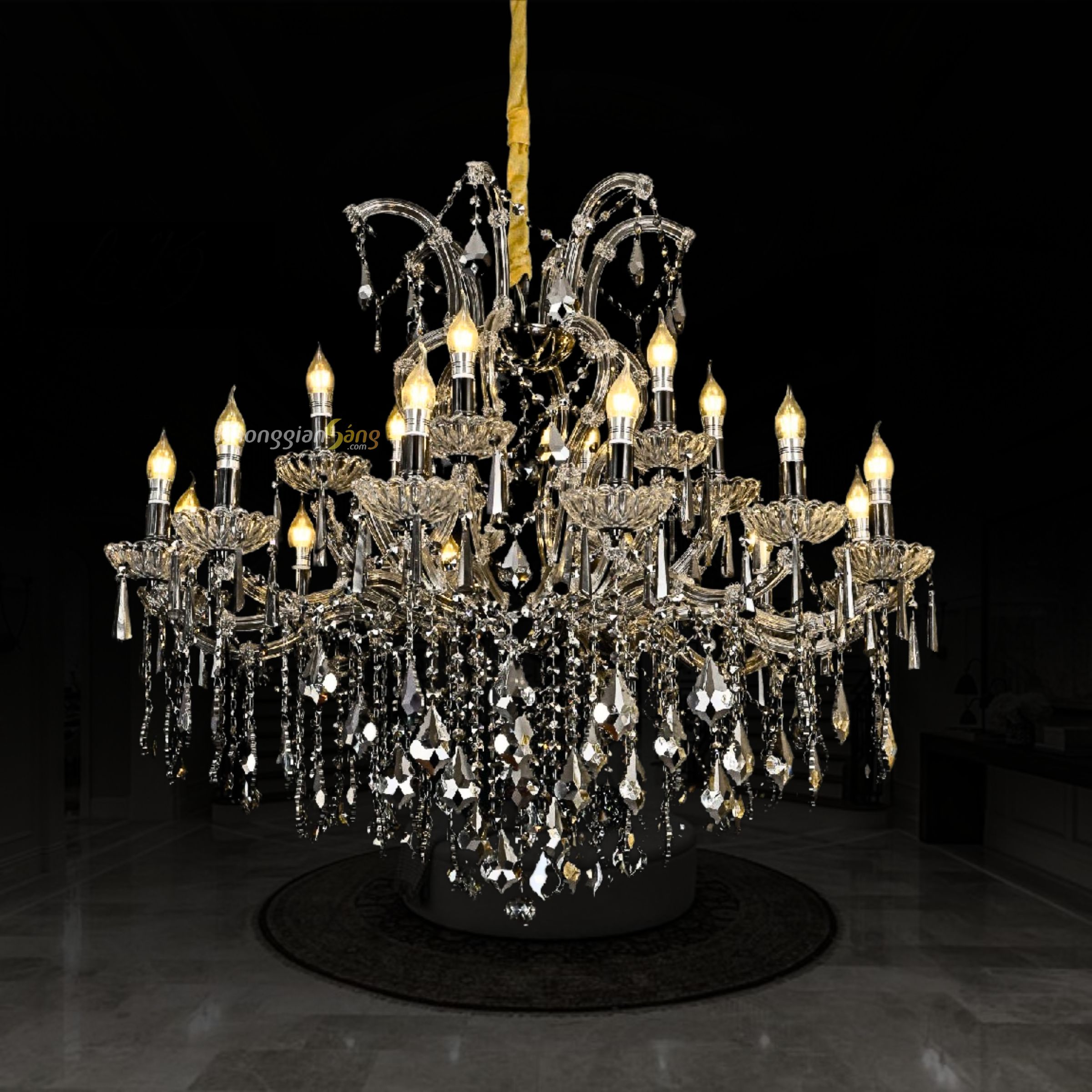 ĐÈN CHÙM NẾN (D1000mm x H880mm) CNQT-399