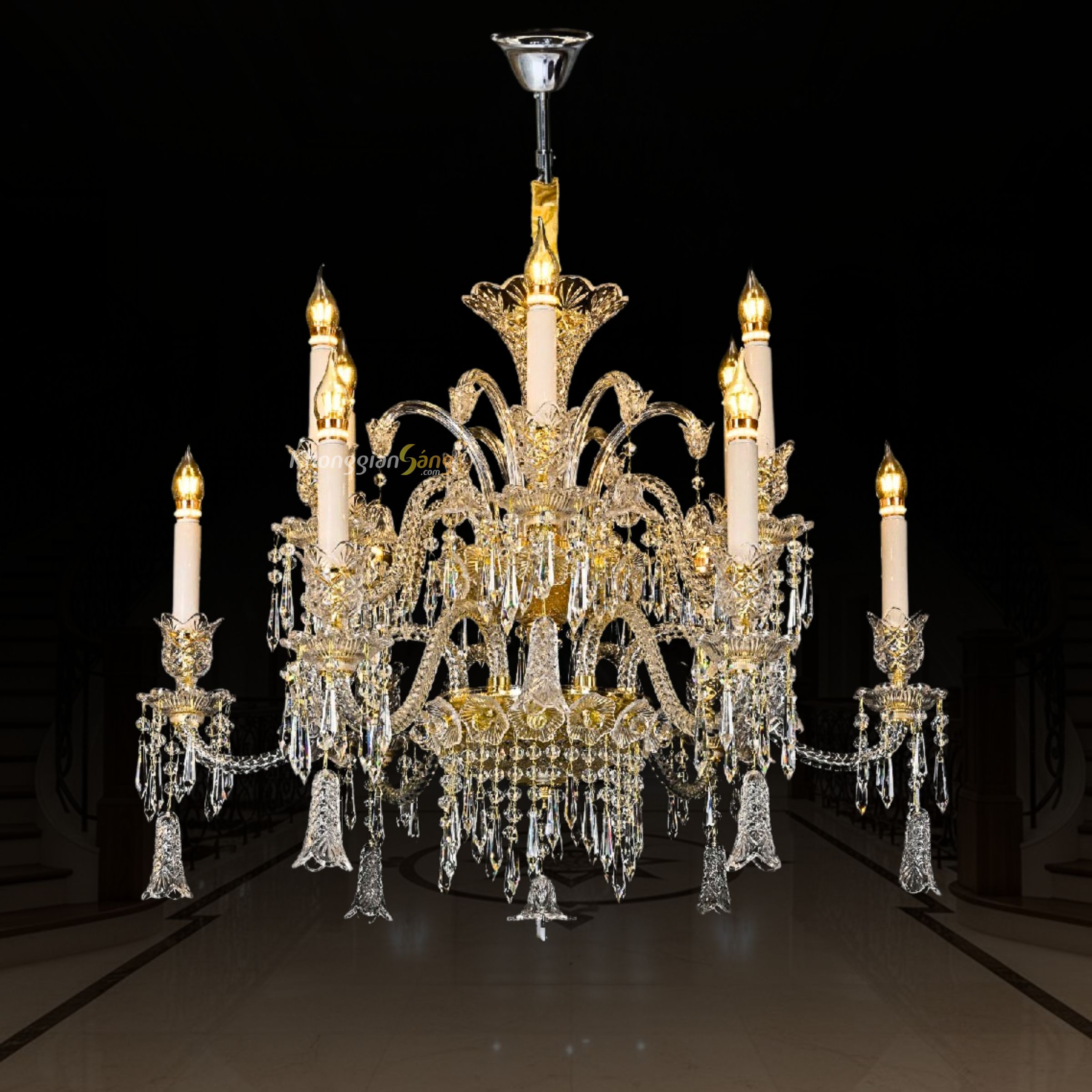 ĐÈN CHÙM NẾN (D840mm x H700mm) CNQT-402