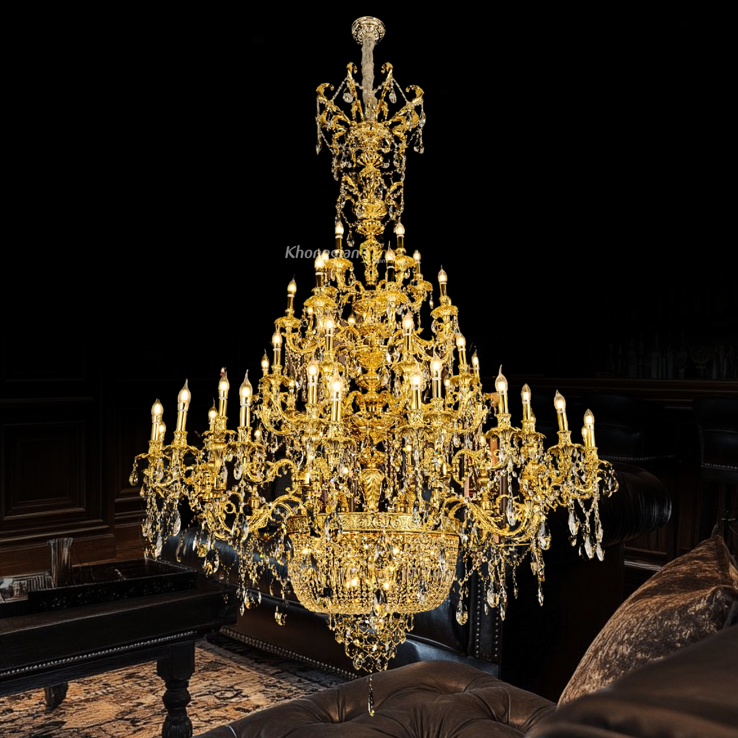 ĐÈN CHÙM NẾN (D1580mm x H2400mm) CNQT-430