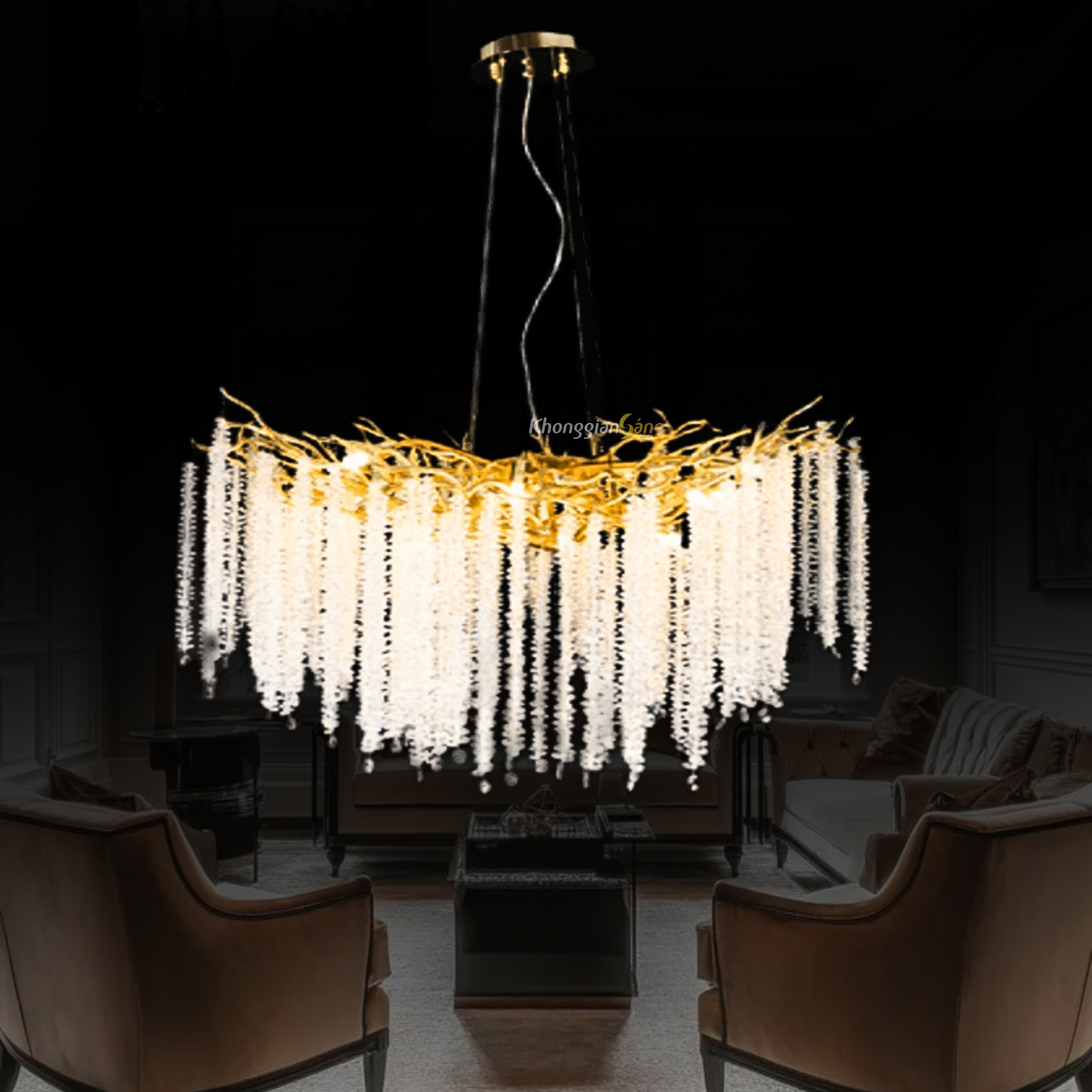 ĐÈN CHÙM THẢ (D800mm x H900mm) TH-8130-23 / 800