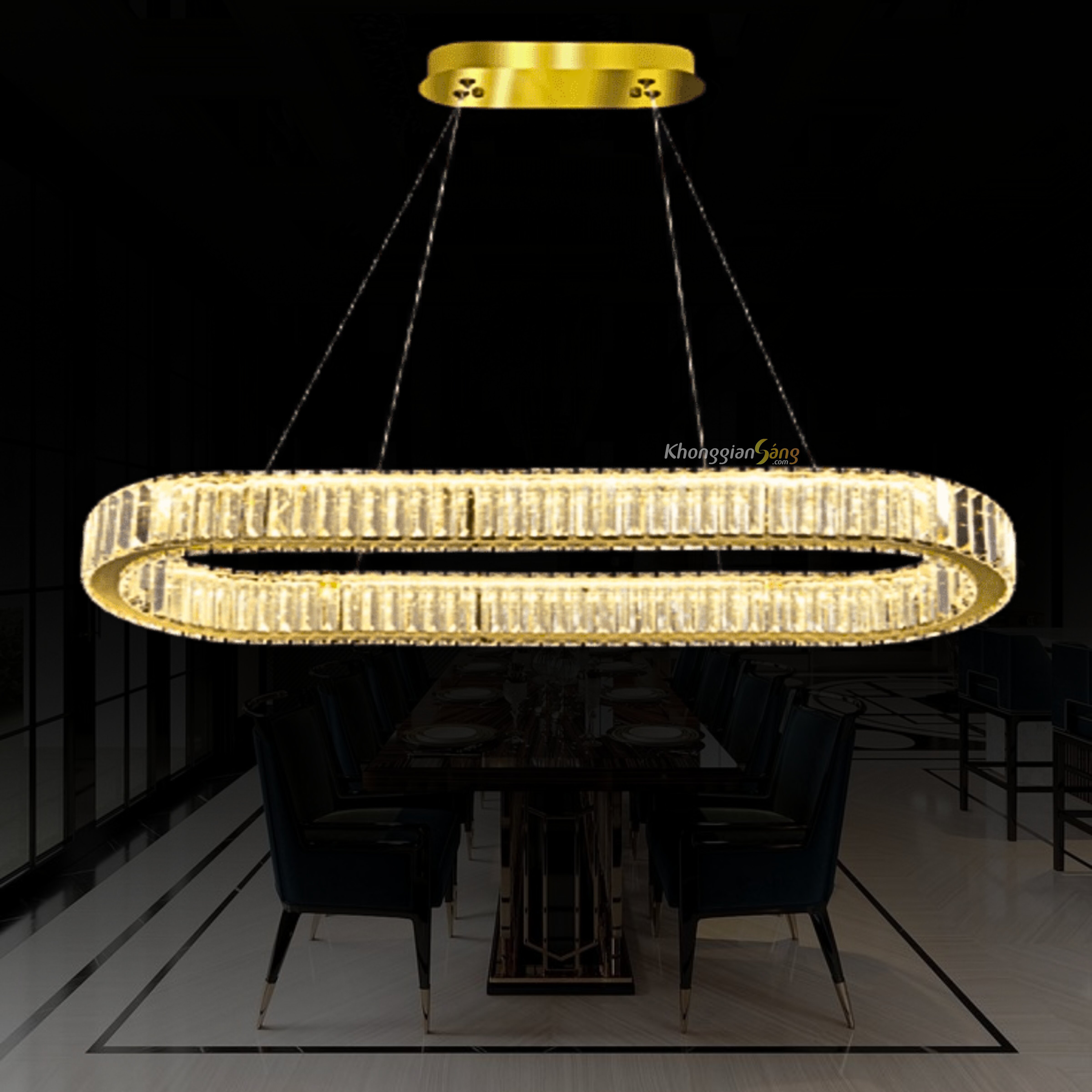 ĐÈN CHÙM THẢ (N800mm x H900mm) TH-8319 / 800