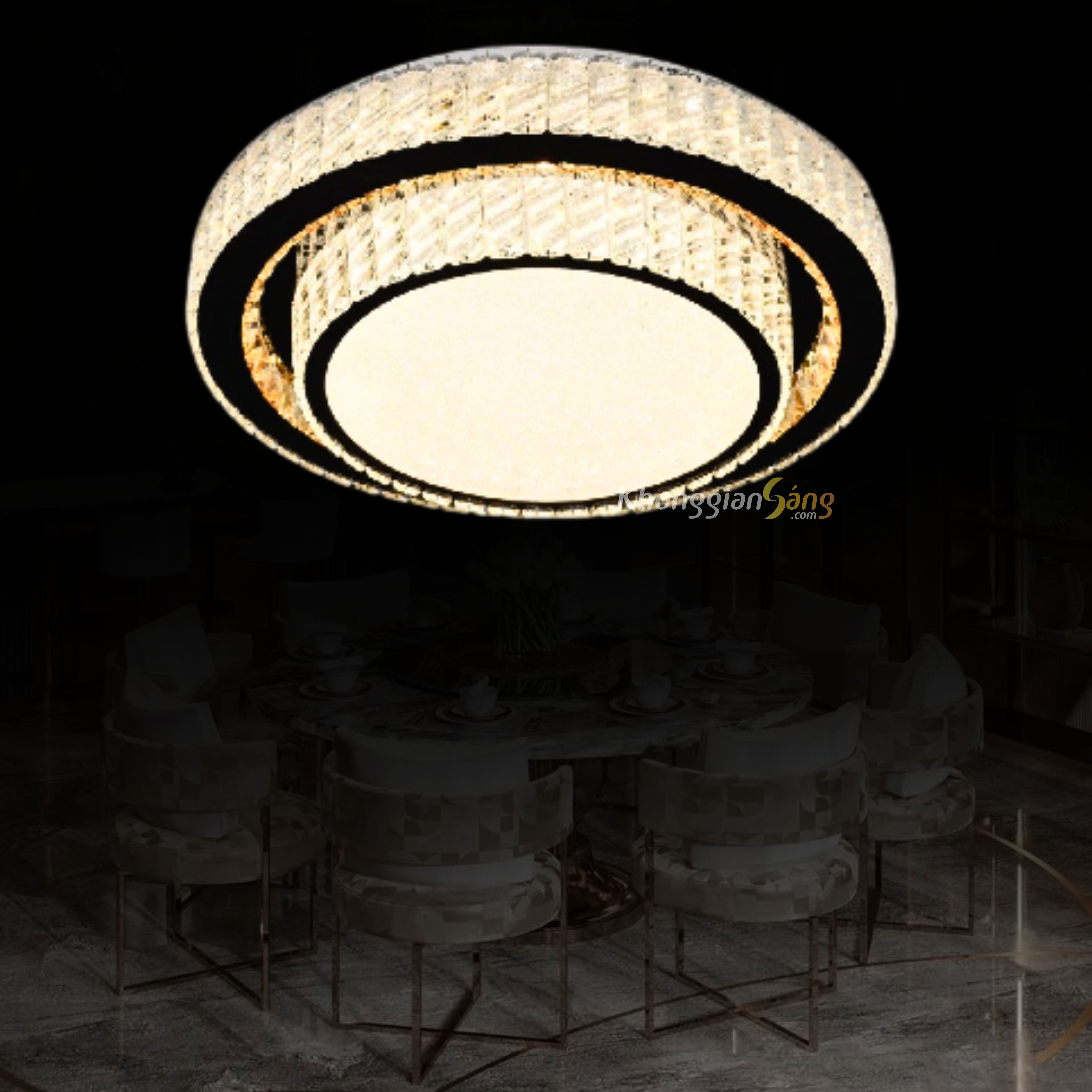 ĐÈN ỐP TRẦN (D580mm x H160mm) MO-1240