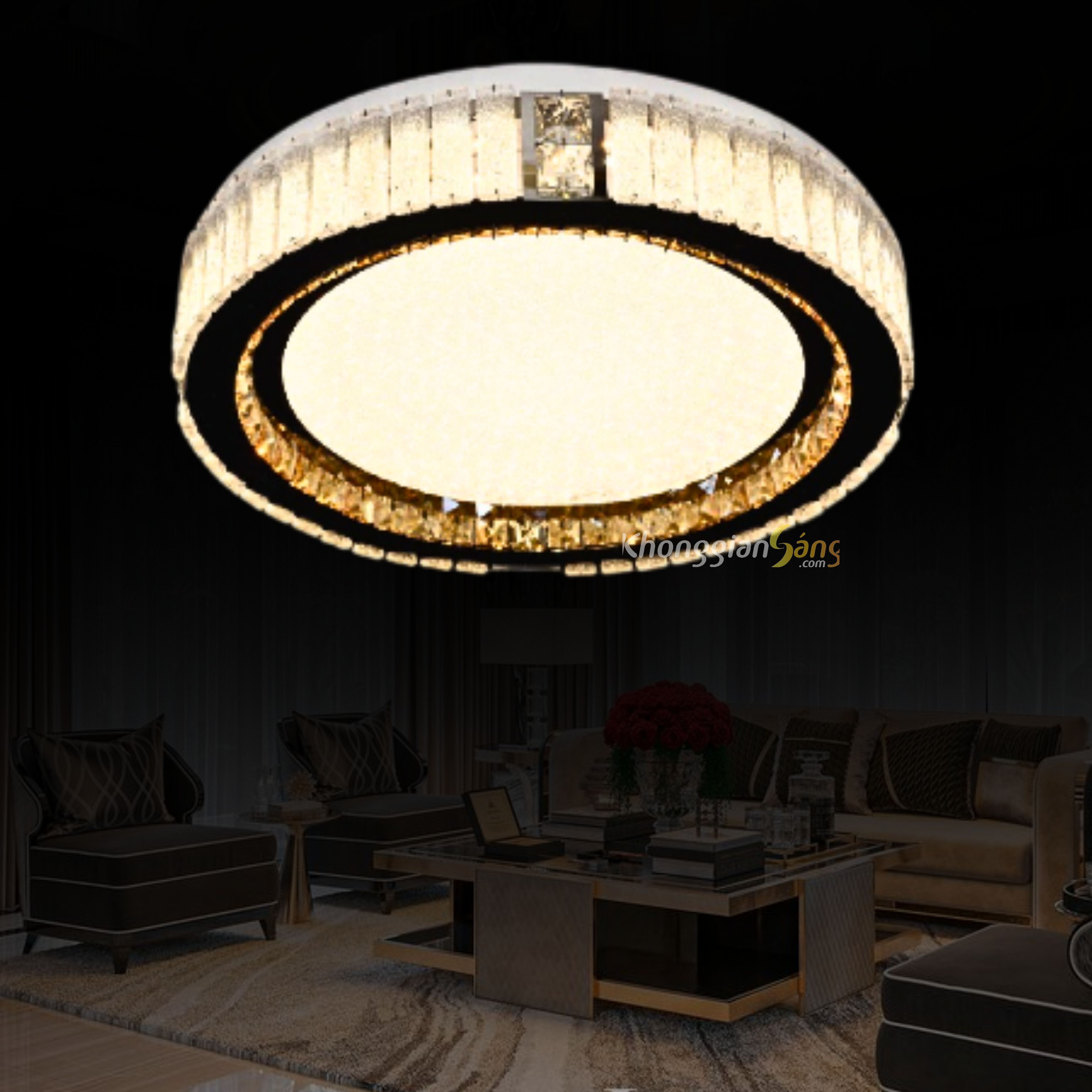 ĐÈN ỐP TRẦN (D580mm x H140mm) MO-1243