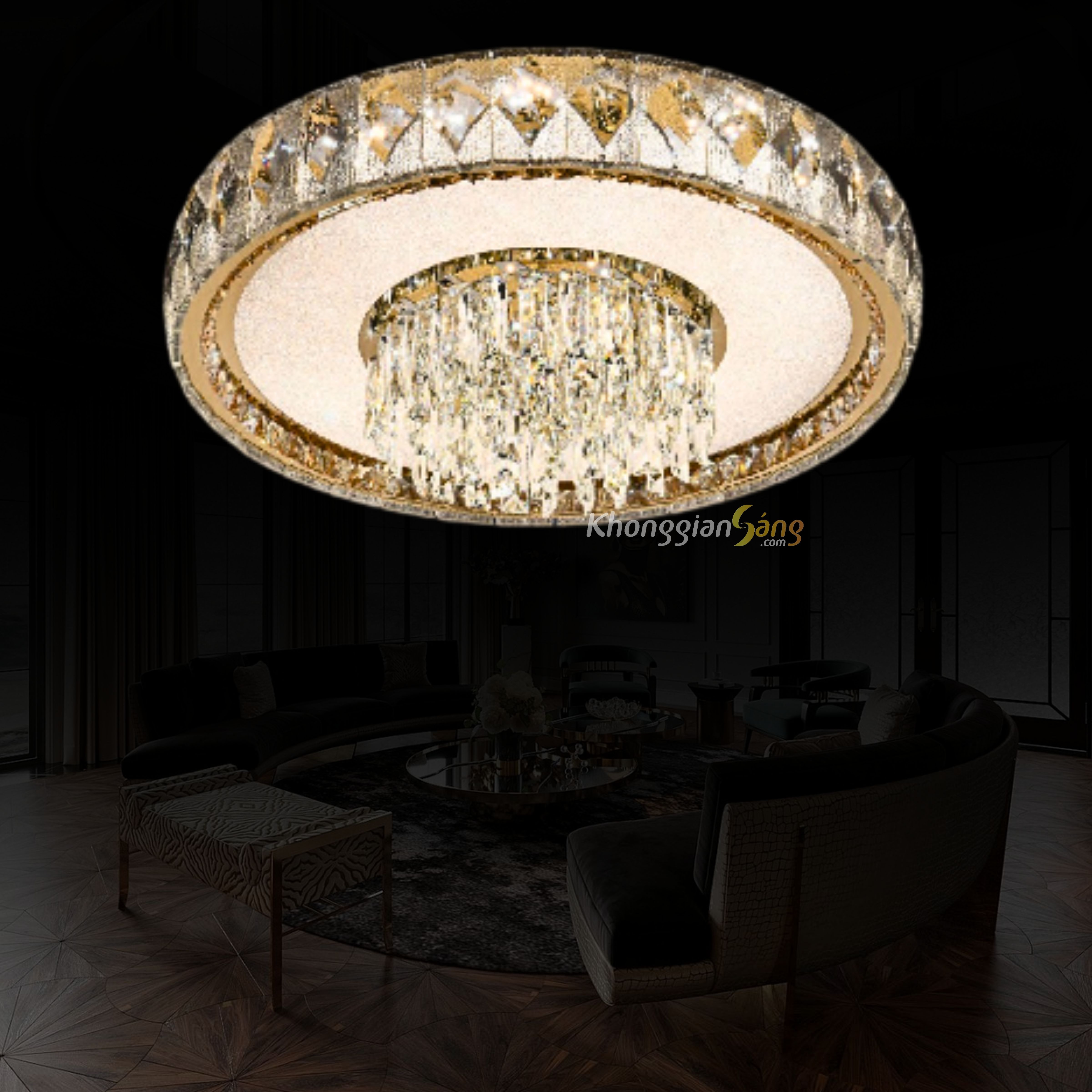 ĐÈN ỐP TRẦN (D600mm x H190mm) MO-1246