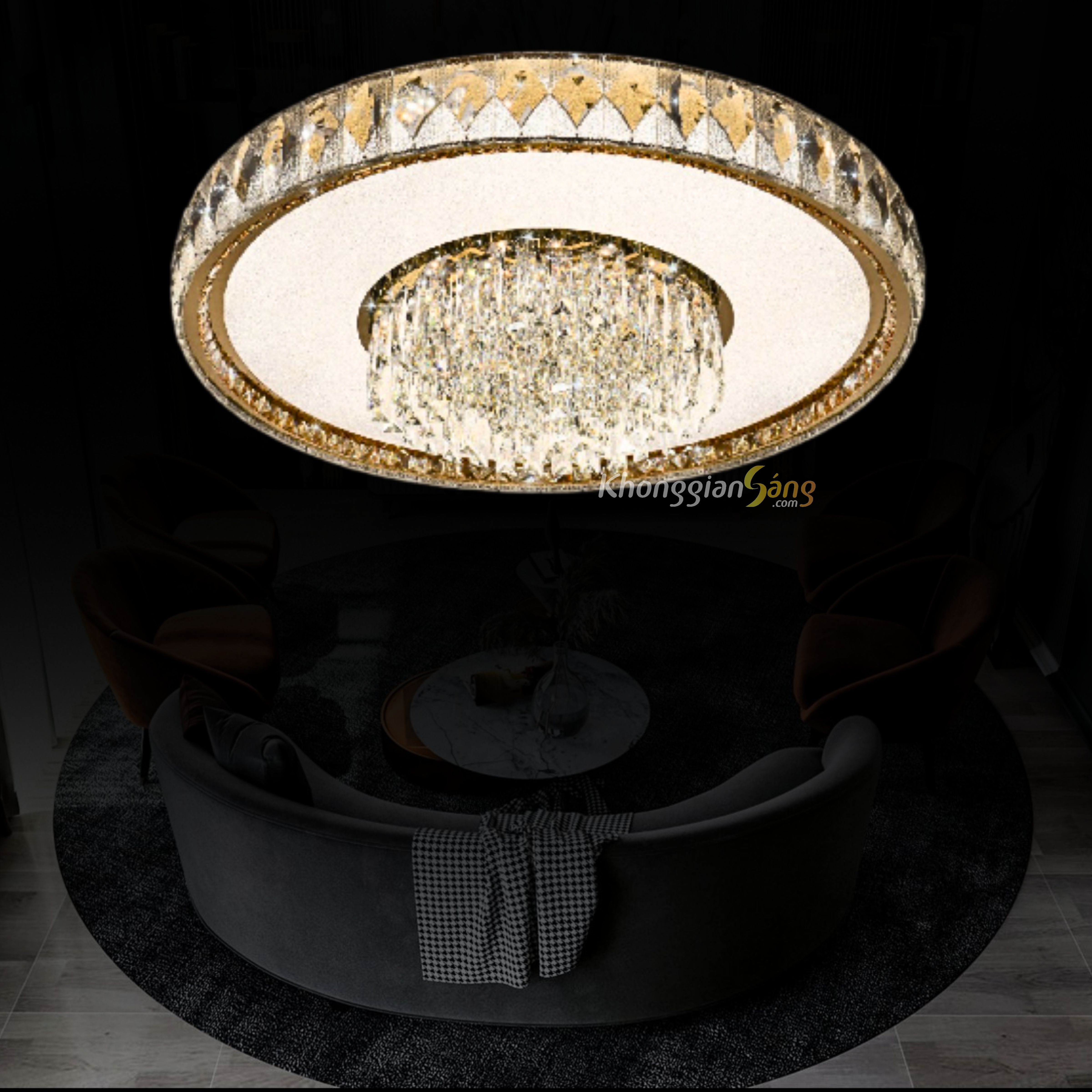 ĐÈN ỐP TRẦN (D800mm x H190mm) MO-1247