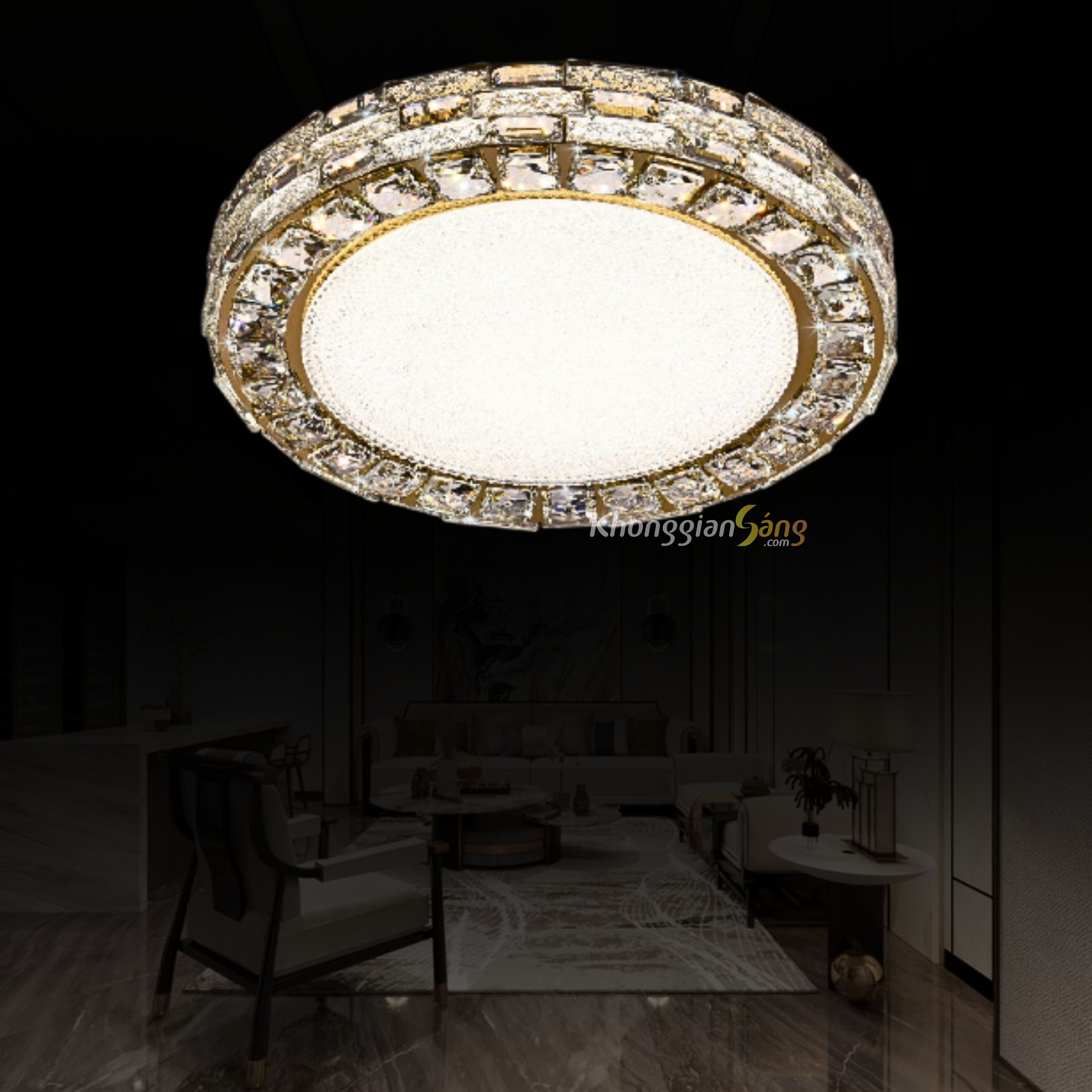 ĐÈN ỐP TRẦN (D500mm x H150mm) MO-1249