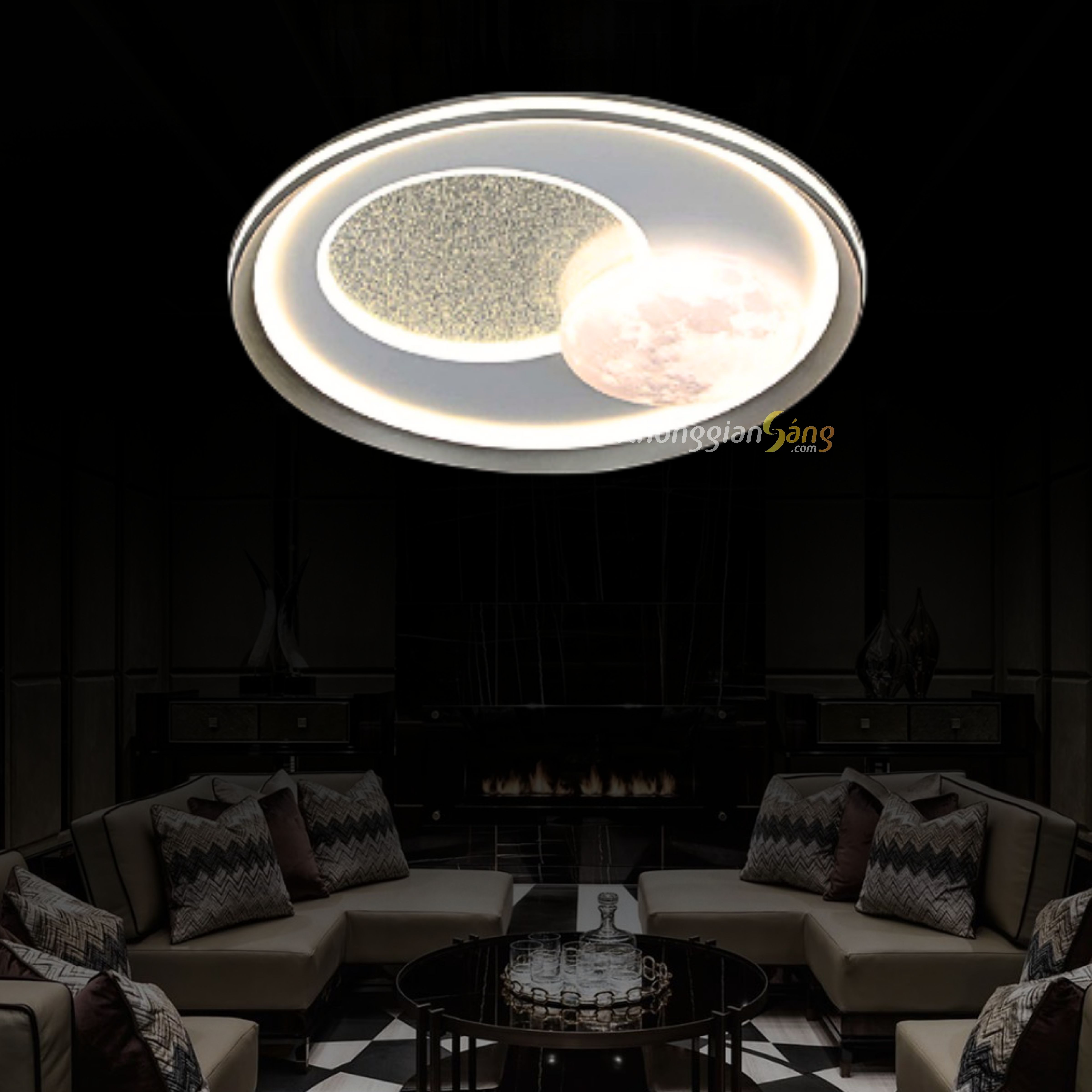 ĐÈN ỐP TRẦN (D500mm x H100mm) MO-9100