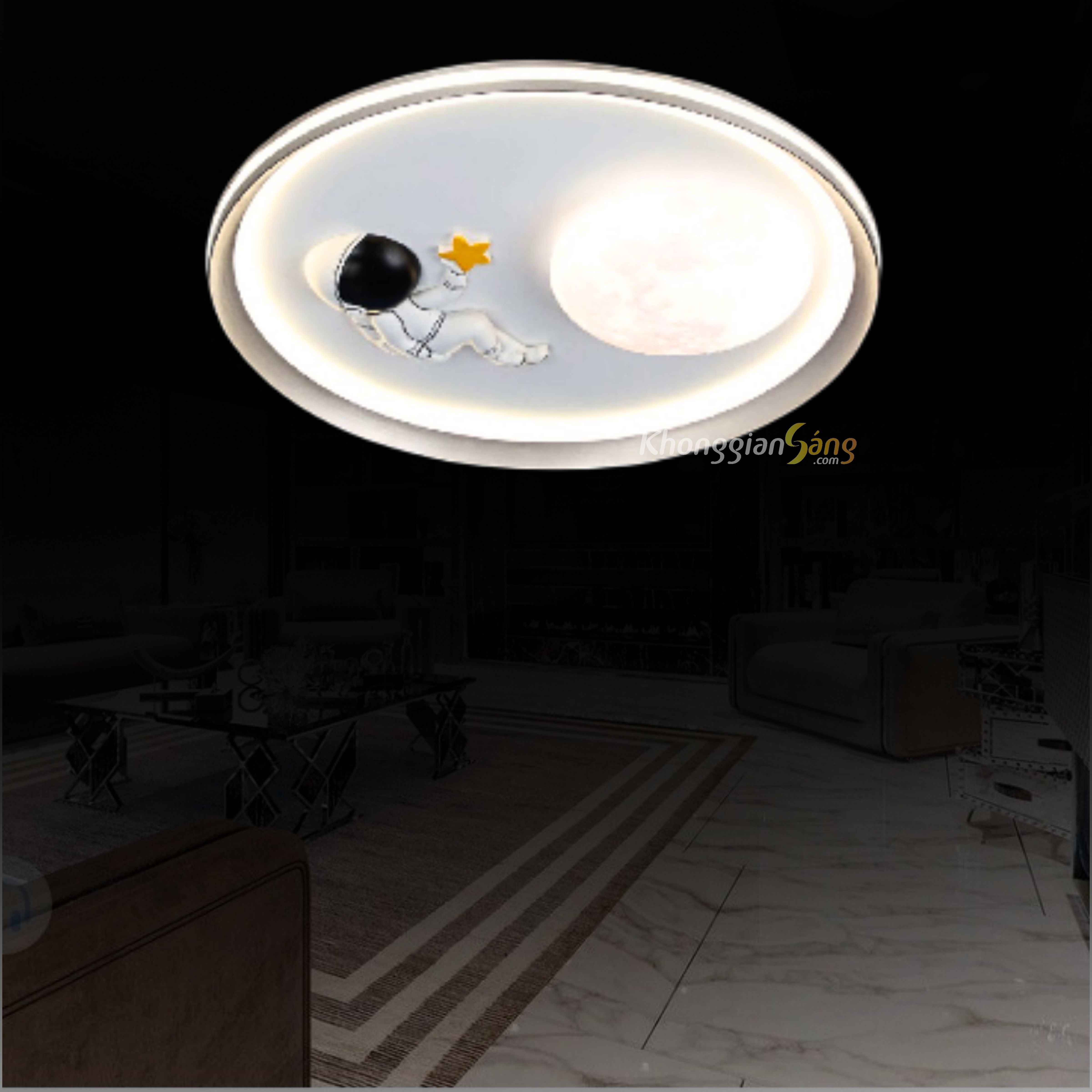 ĐÈN ỐP TRẦN (D500mm x H100mm) MO-9102