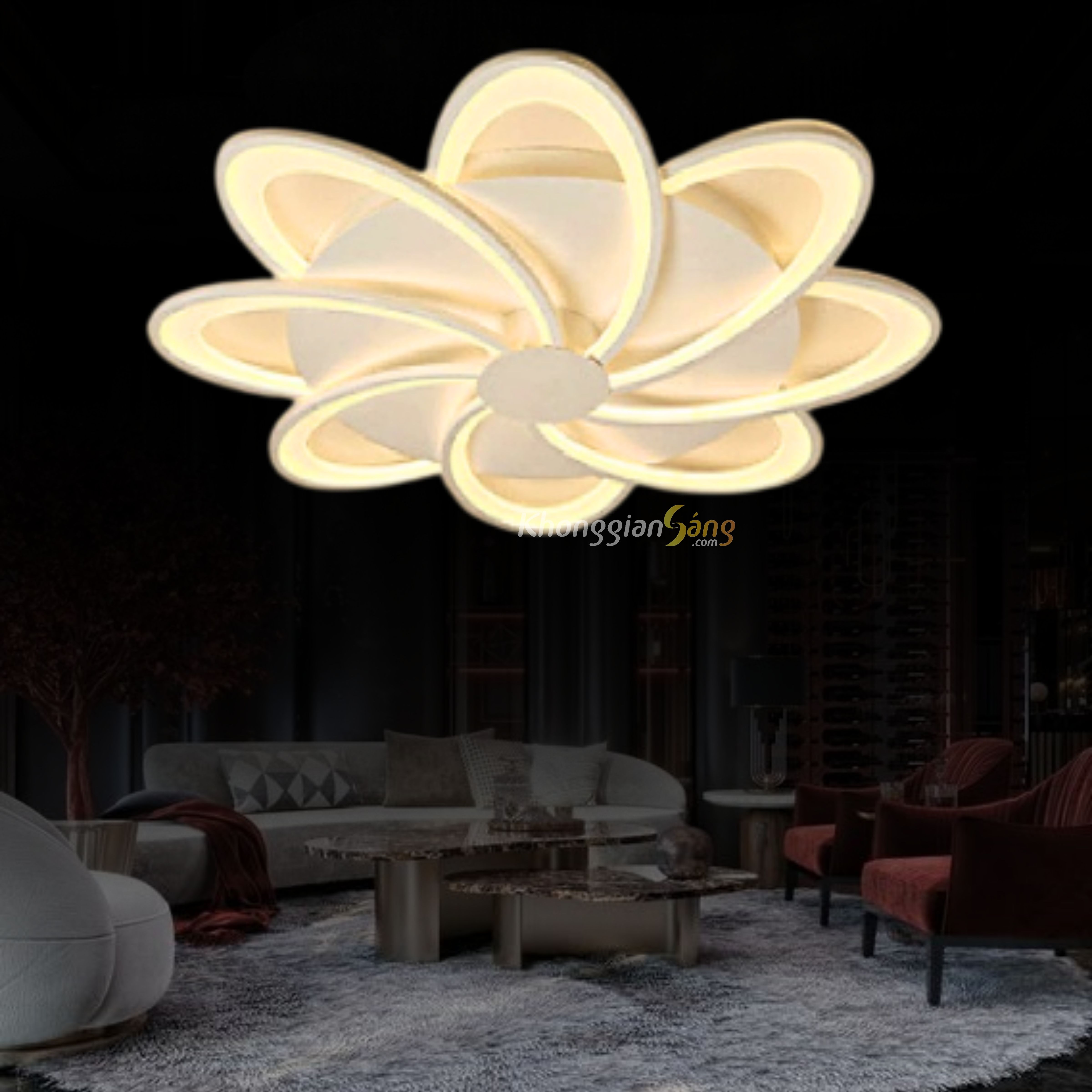 ĐÈN ỐP TRẦN (D820mm x H130mm) MO-920-20