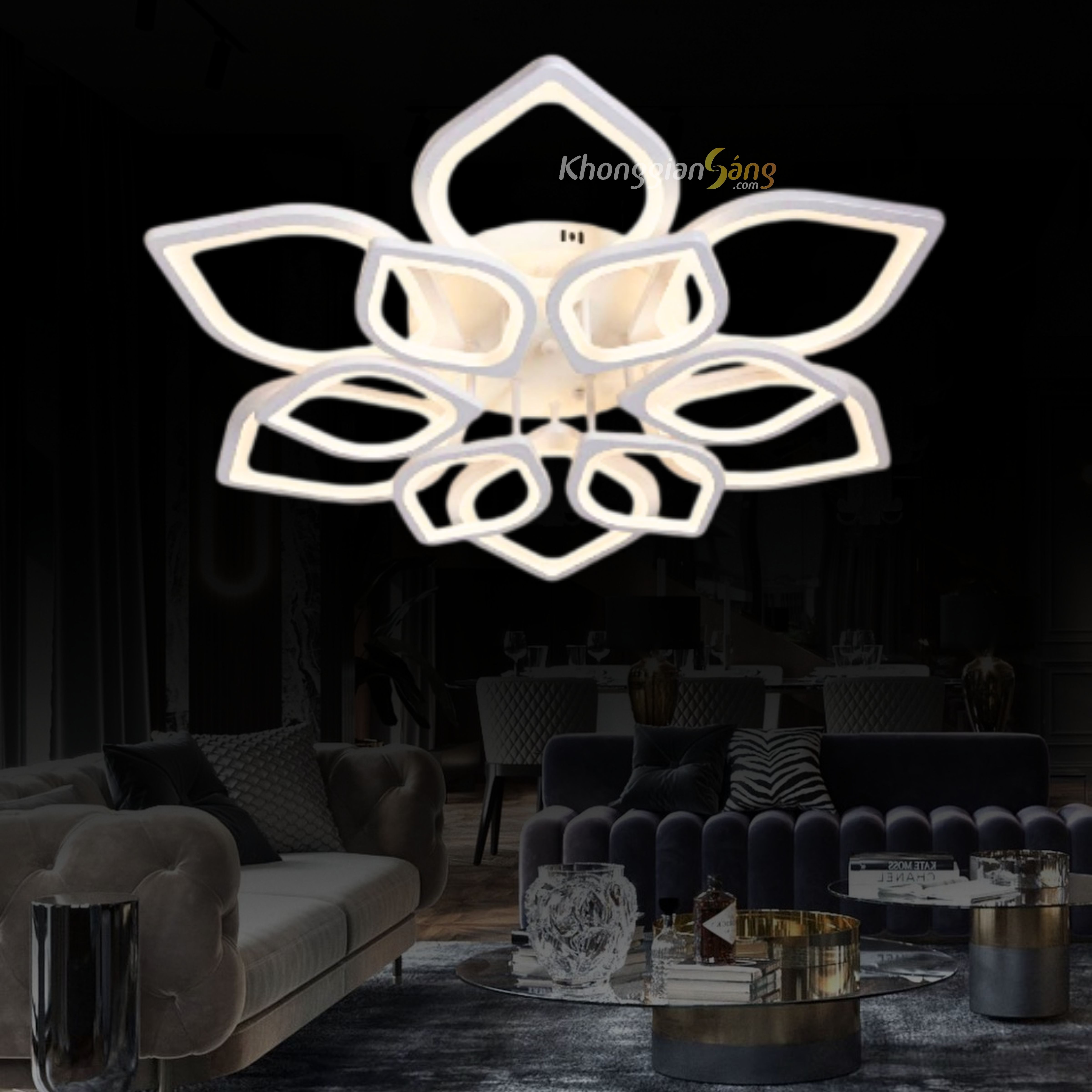 ĐÈN ỐP TRẦN (D800mm x H150mm) MO-923A-18