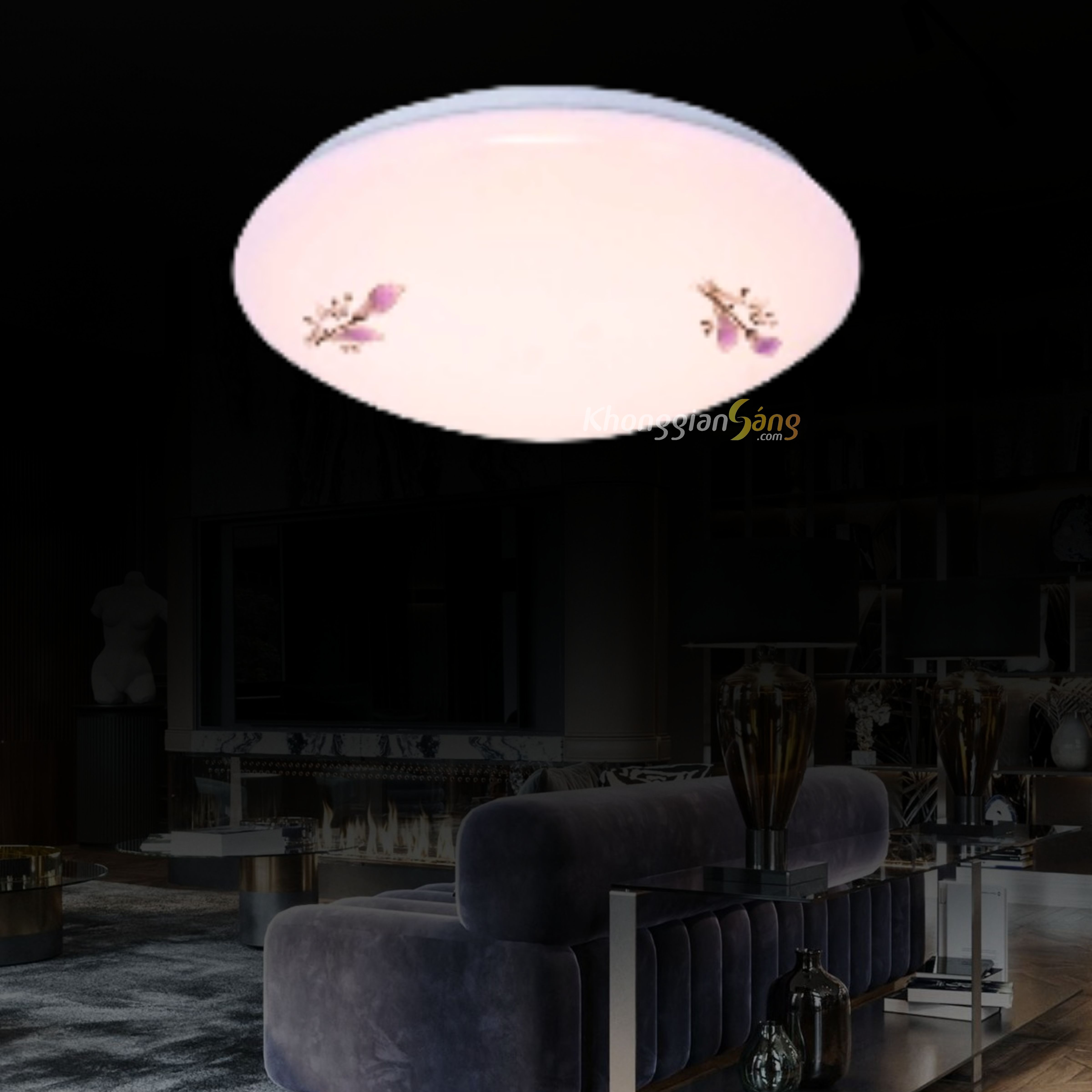 ĐÈN ỐP TRẦN (D400mm x H100mm) OP-02