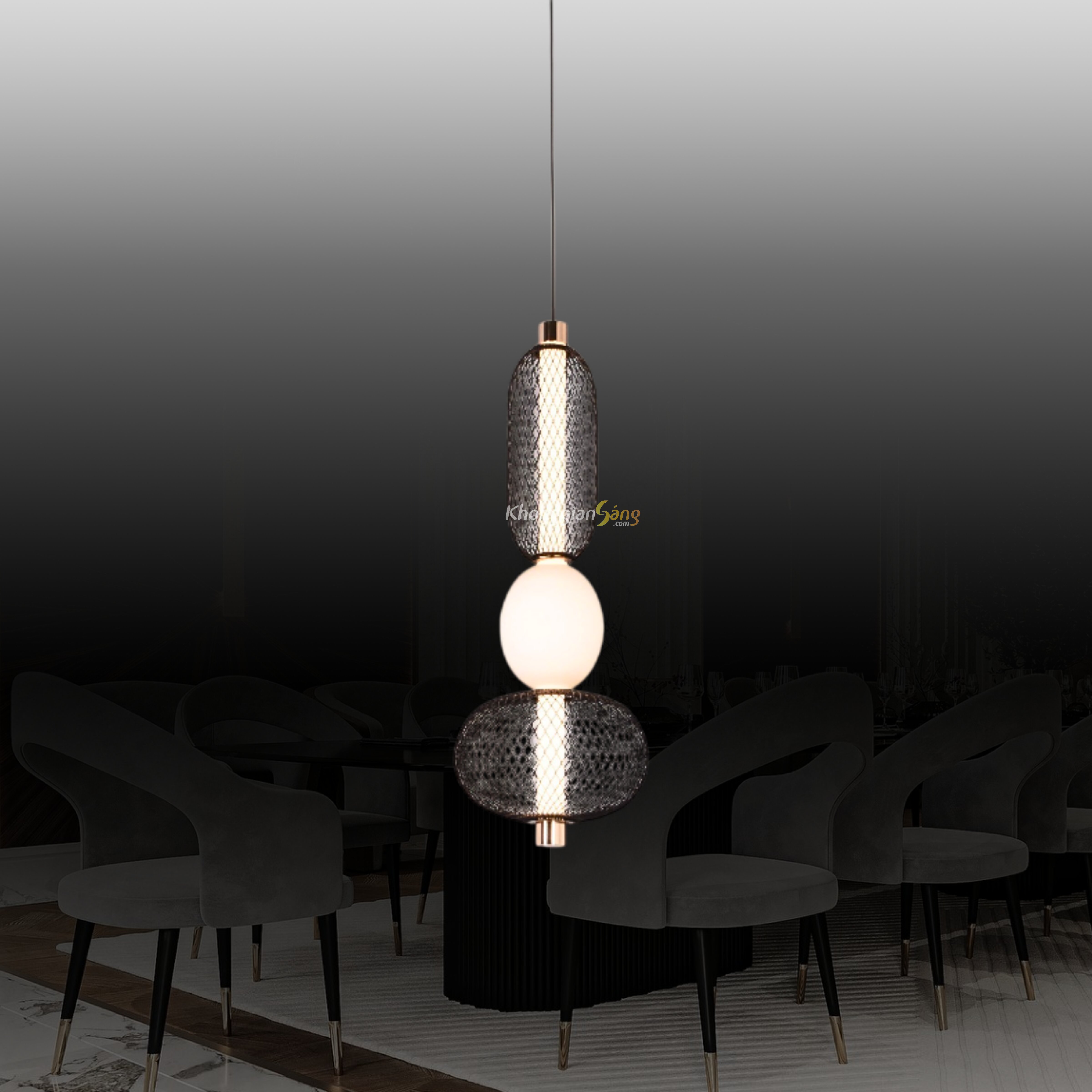 ĐÈN THẢ TRANG TRÍ (D220mm x H485mm) TH-0803