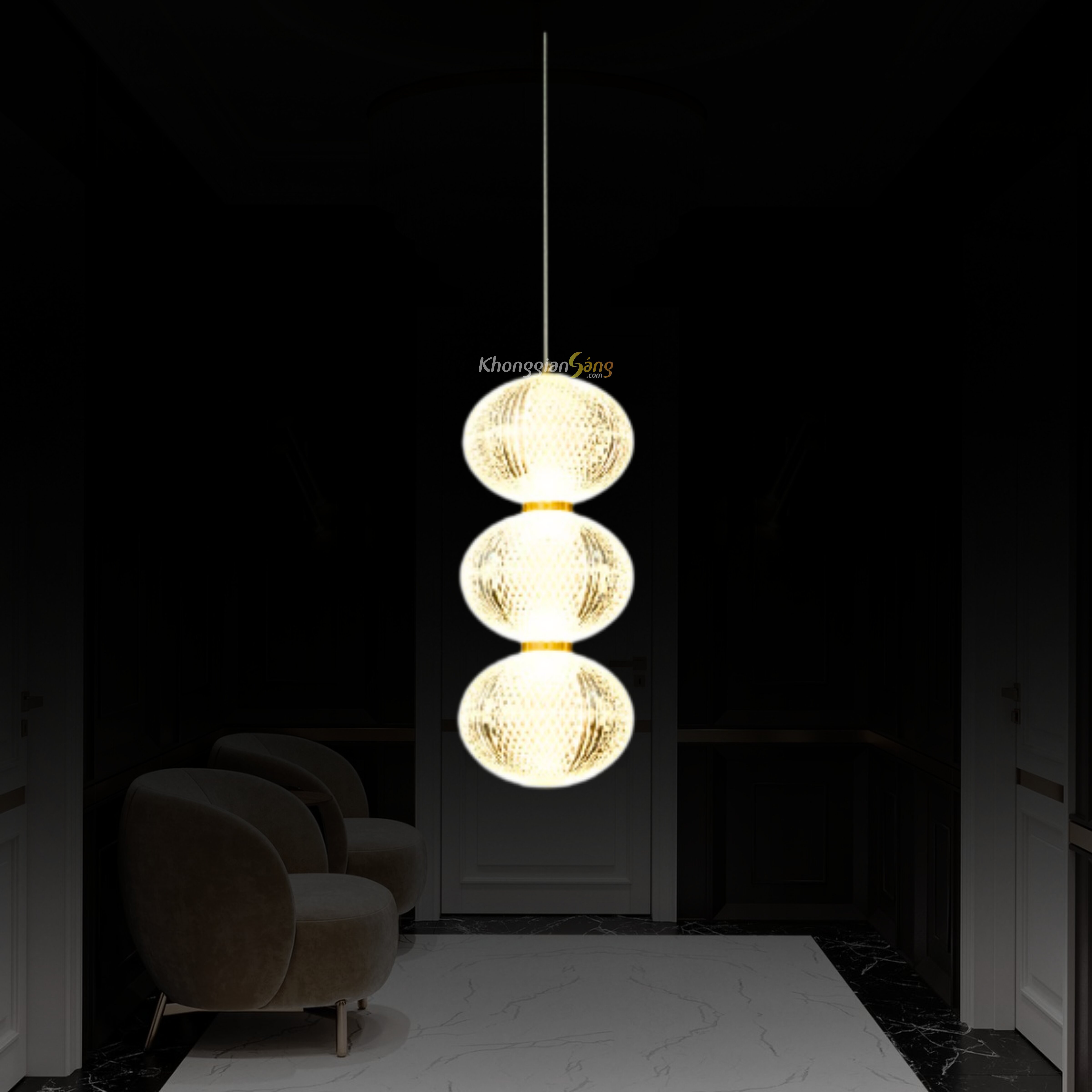 ĐÈN THẢ TRANG TRÍ (D150mm x H360mm) TH-0805