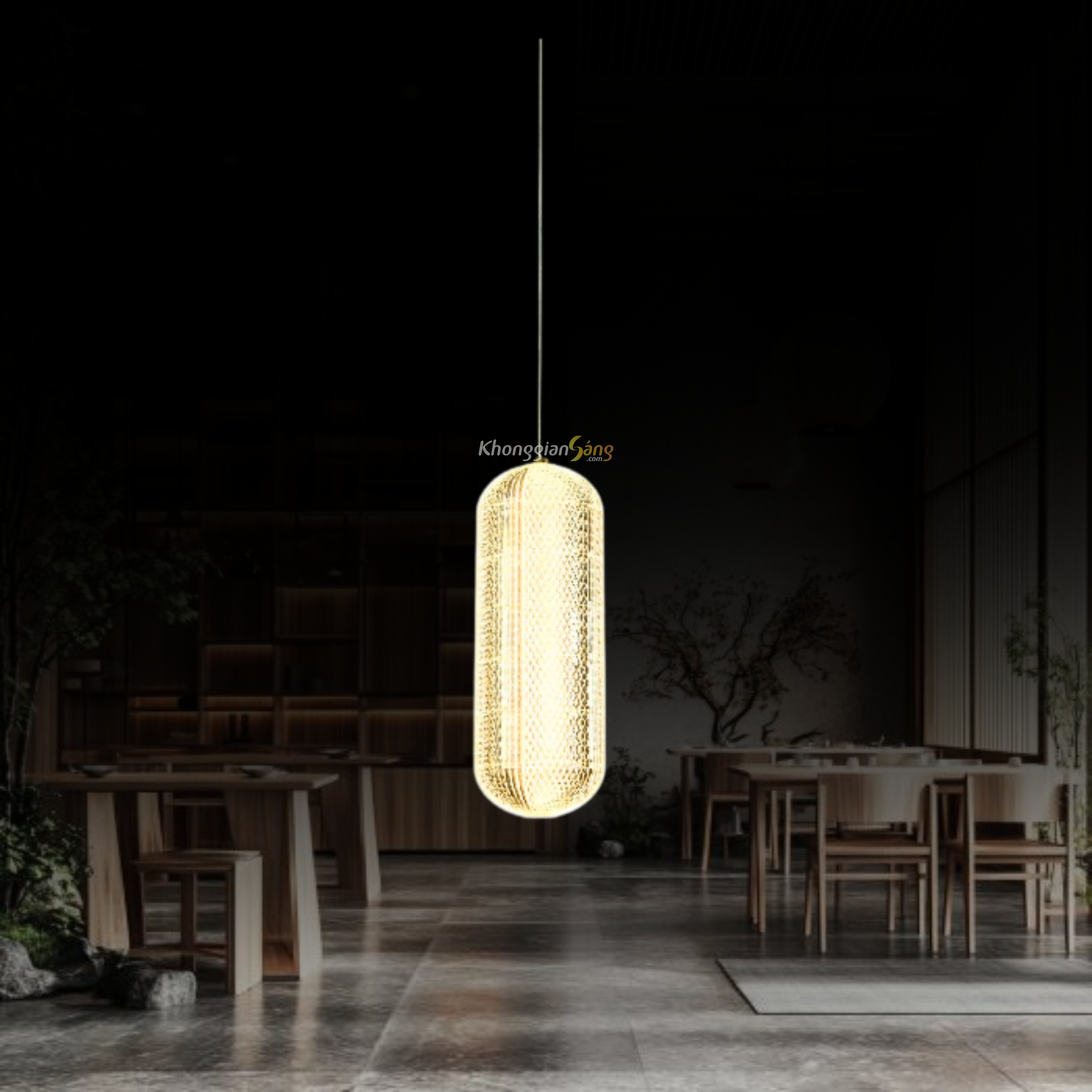 ĐÈN THẢ TRANG TRÍ (D150mm x H420mm) TH-0806