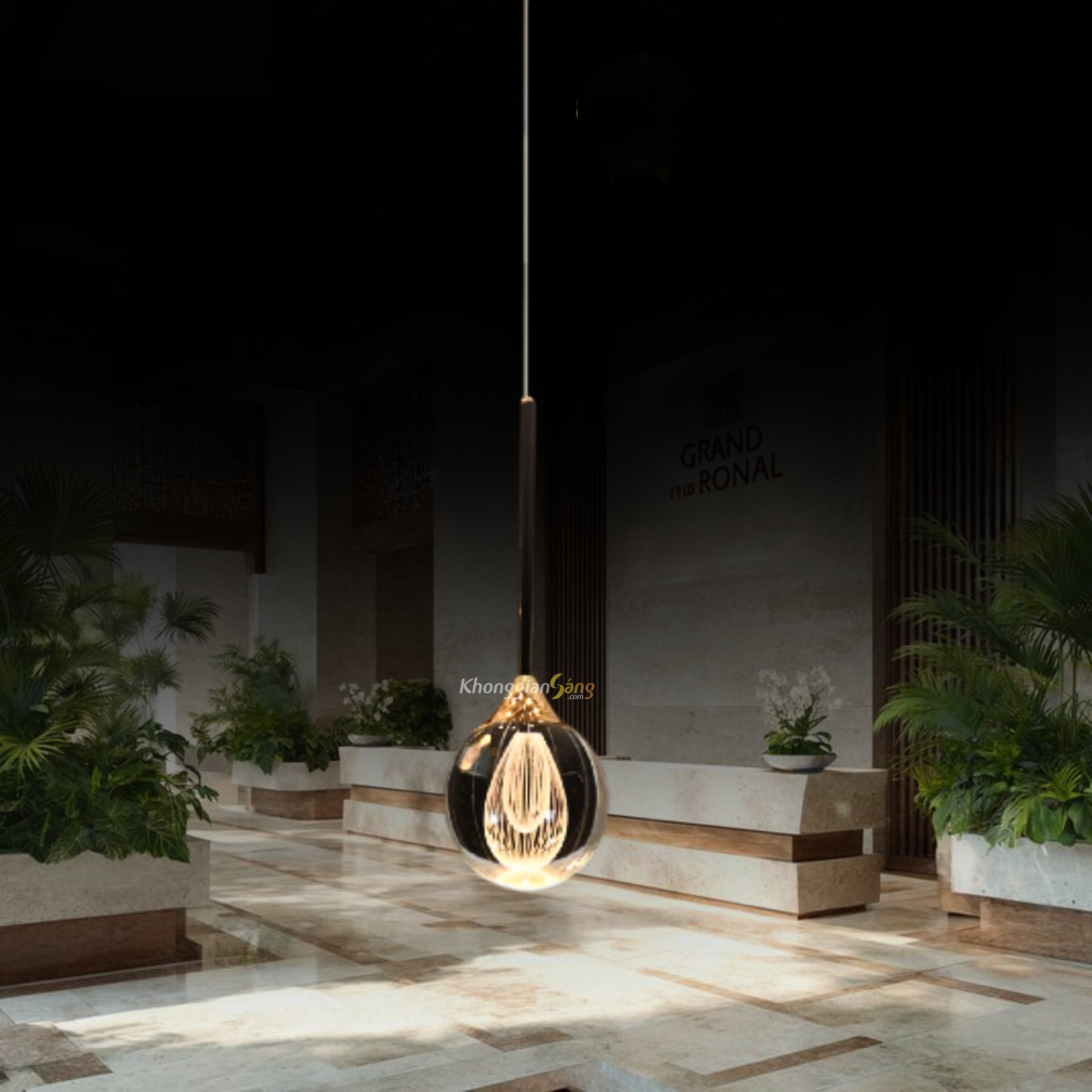 ĐÈN THẢ TRANG TRÍ (D100mm x H900mm) TH-8350