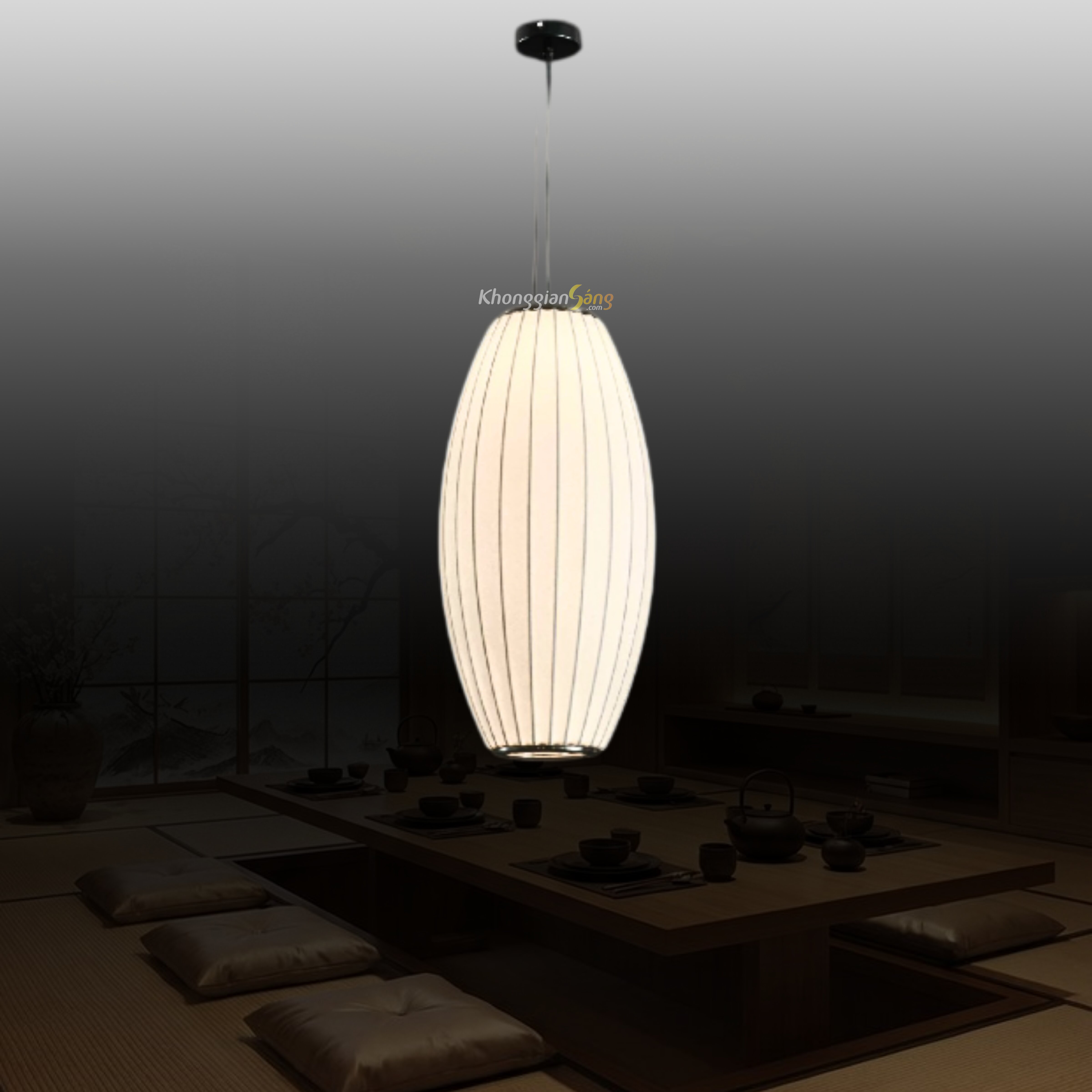 ĐÈN THẢ TRANG TRÍ (D280mm x H550mm) THCN 018