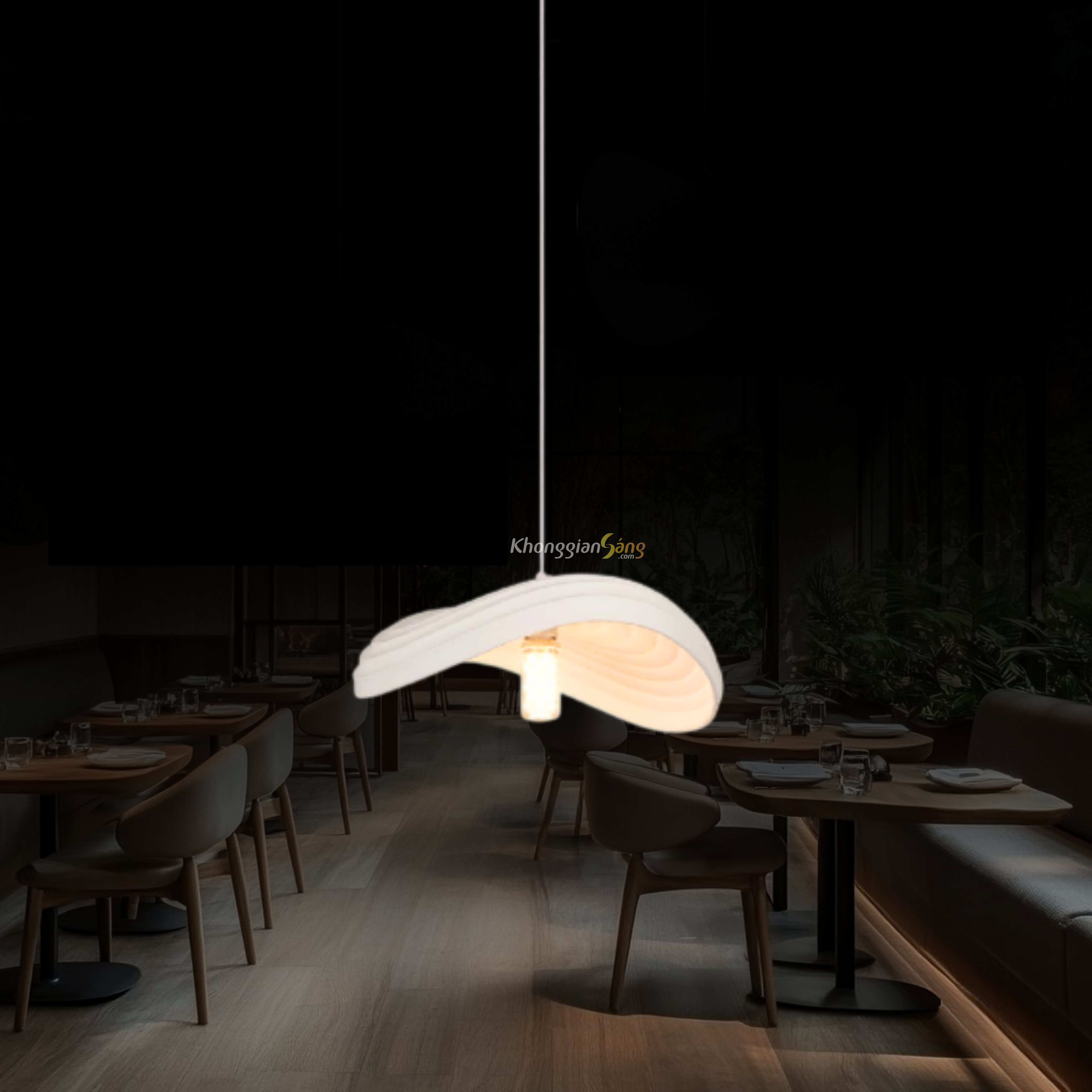 ĐÈN THẢ TRANG TRÍ (D430mm x R330mm x H120mm) THCN 026