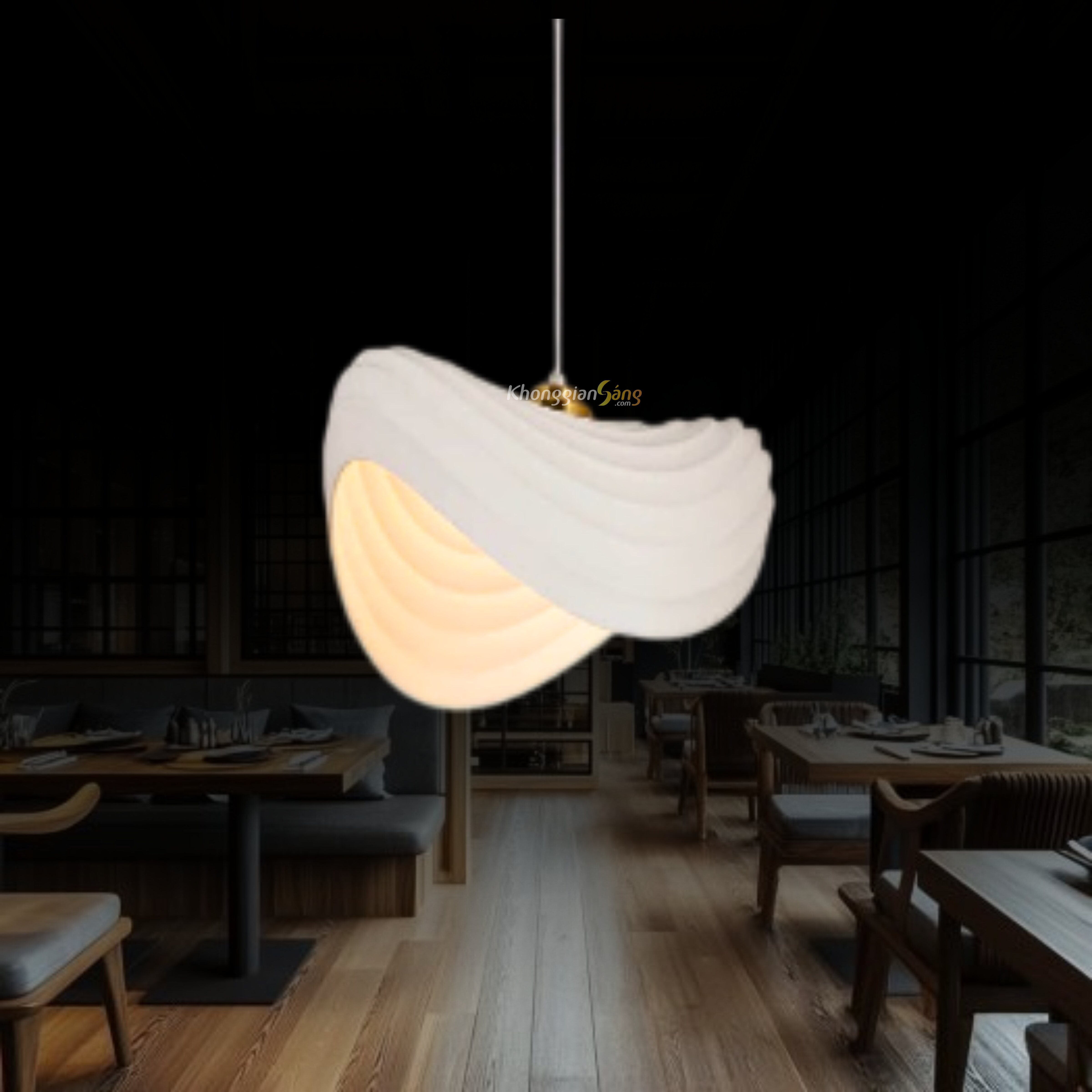 ĐÈN THẢ TRANG TRÍ (D380mm x R360mm x H230mm) THCN 027