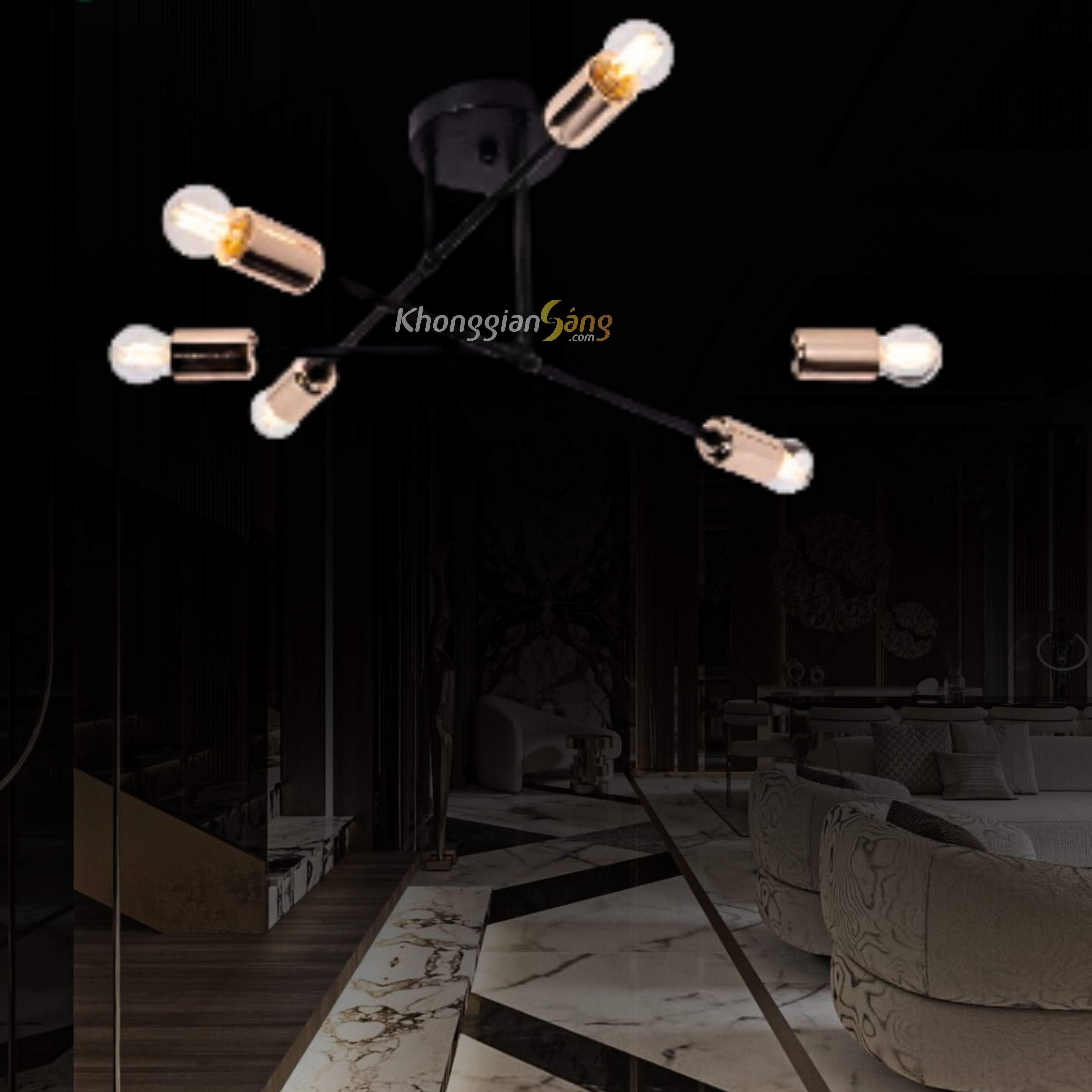 ĐÈN ỐP TRẦN (D650mm x H200mm) THCN 103-21