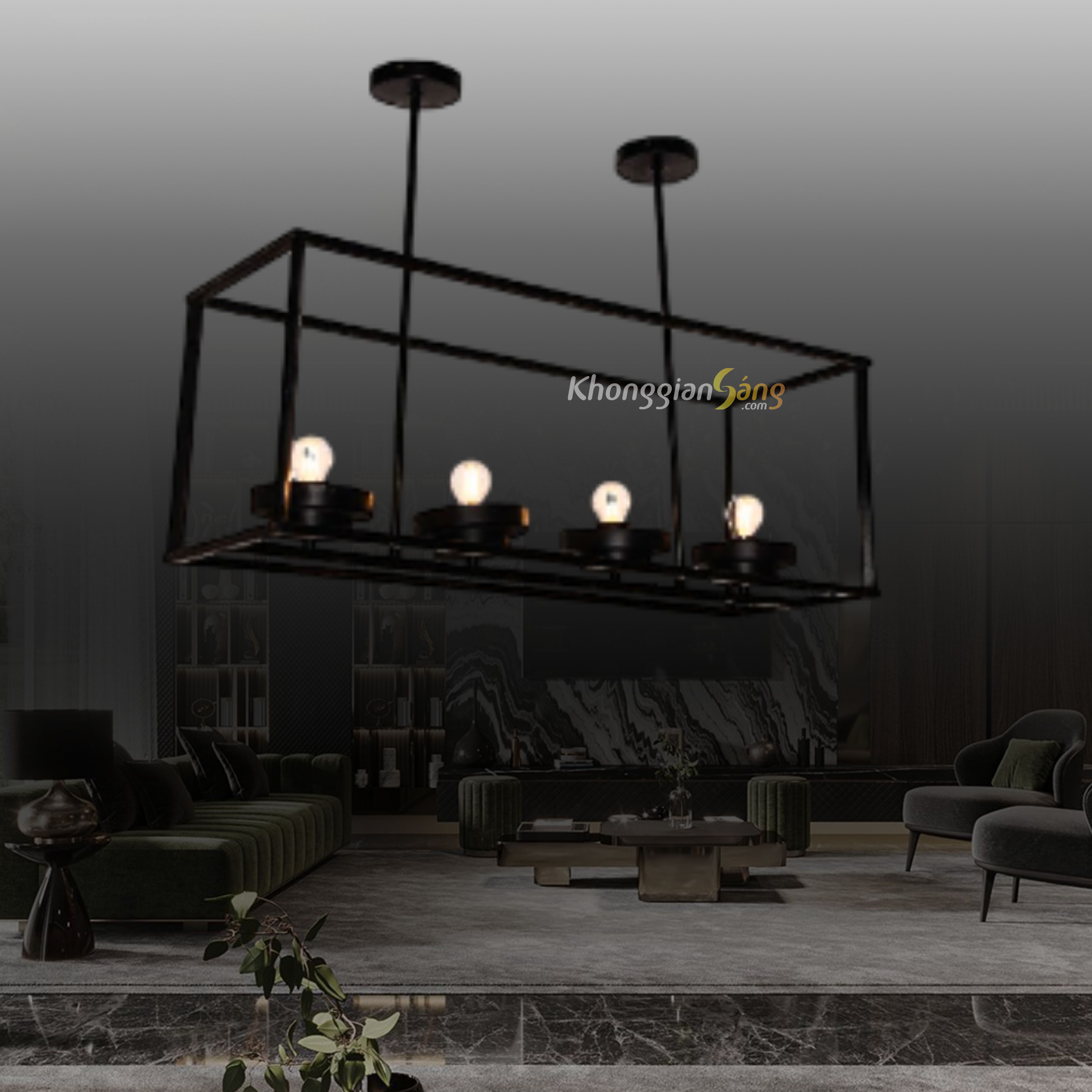 ĐÈN THẢ TRANG TRÍ (D750mm x R250mm x H260mm) THCN 164A-18