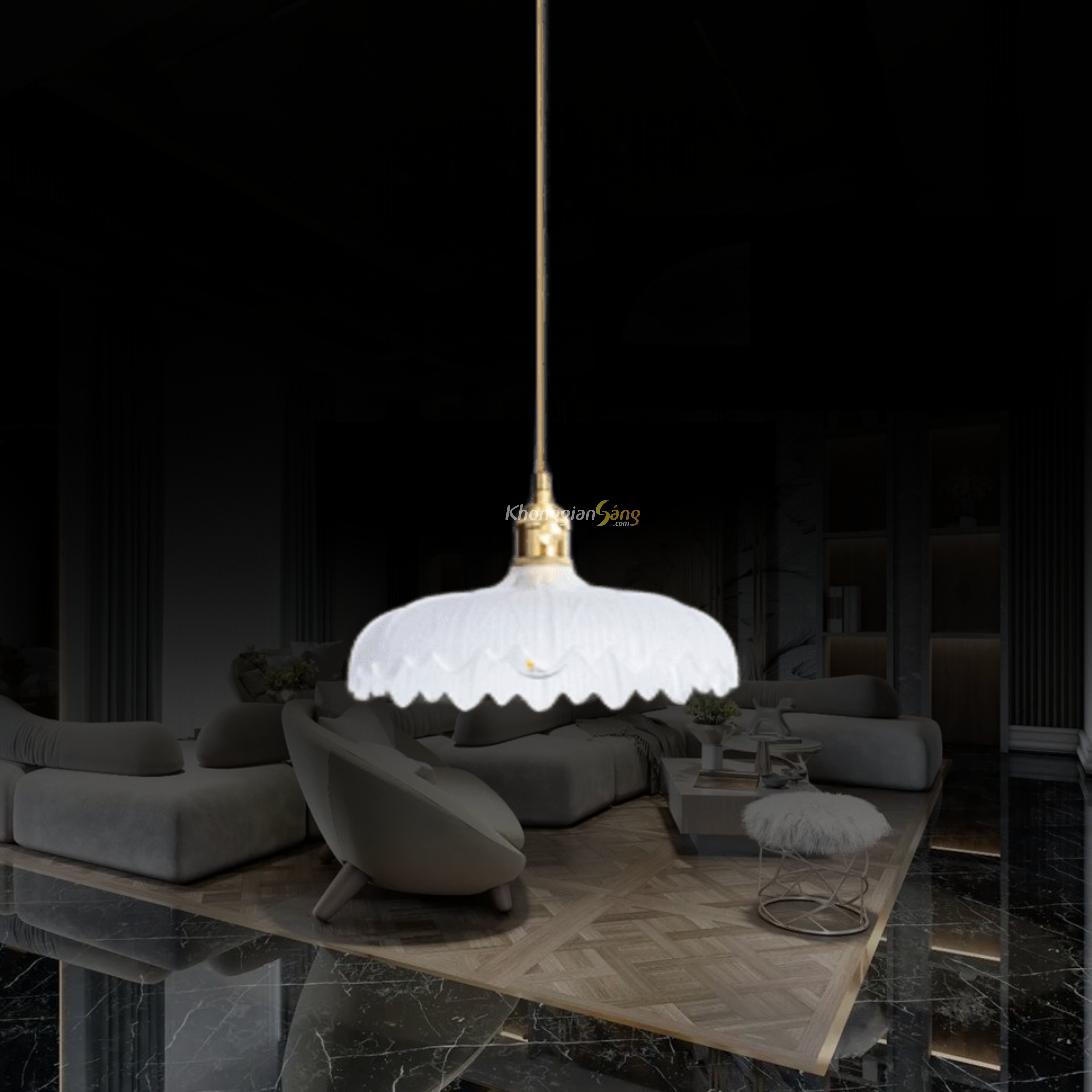 ĐÈN THẢ TRANG TRÍ (D250mm x H900mm) THCN 266