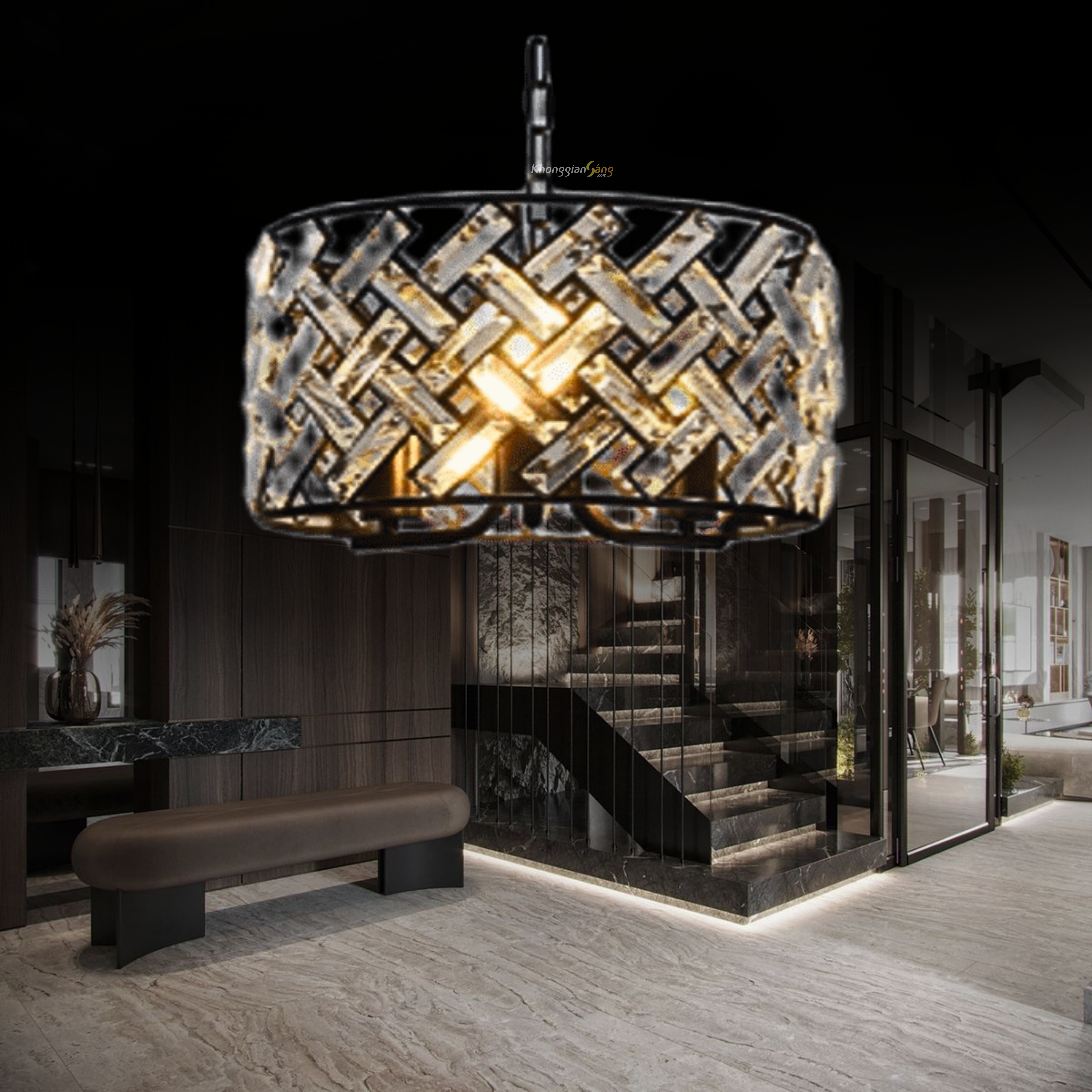 ĐÈN THẢ TRANG TRÍ (D350mm x H900mm) THCN 311