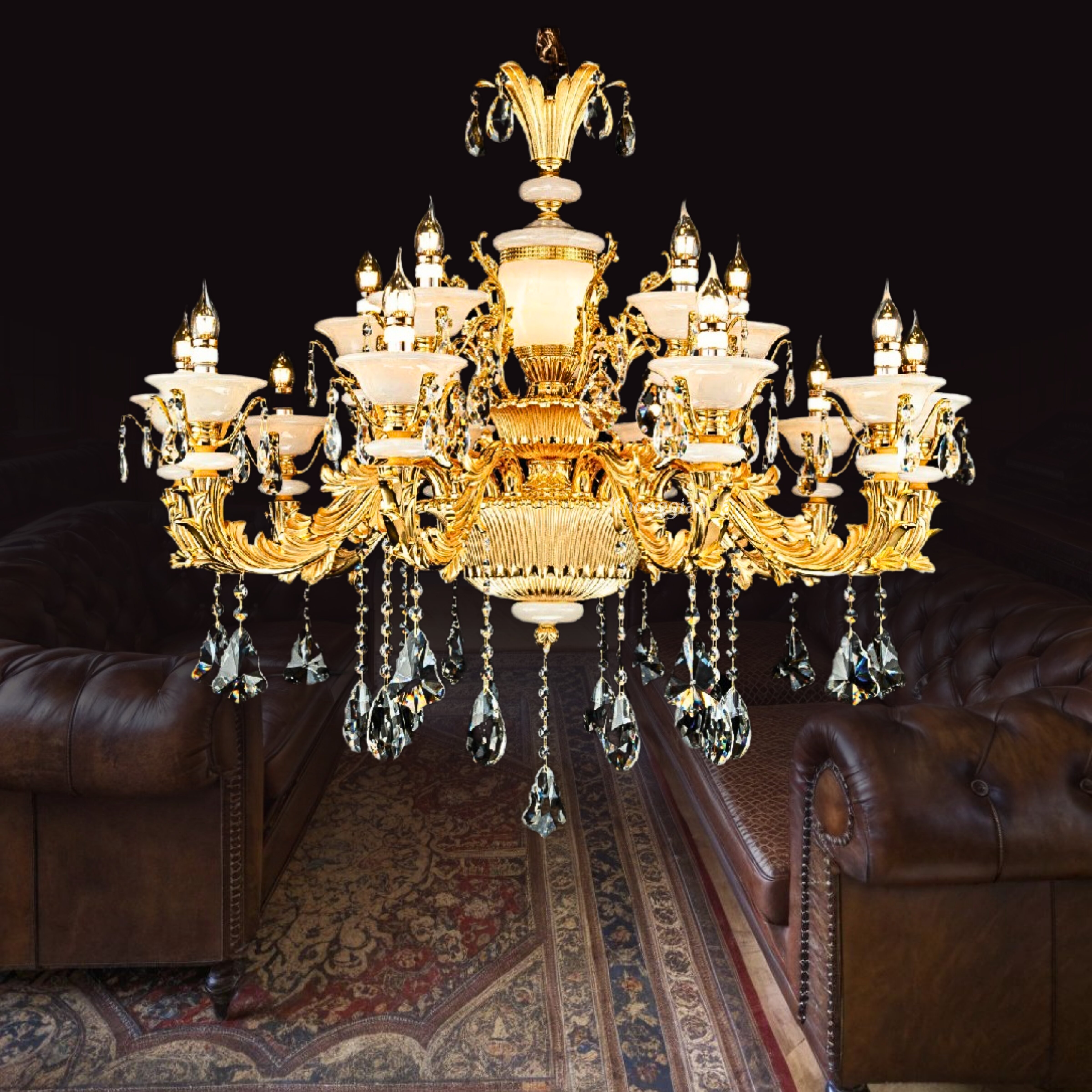 ĐÈN CHÙM NẾN (D1050mm x H910mm) CNQT-389