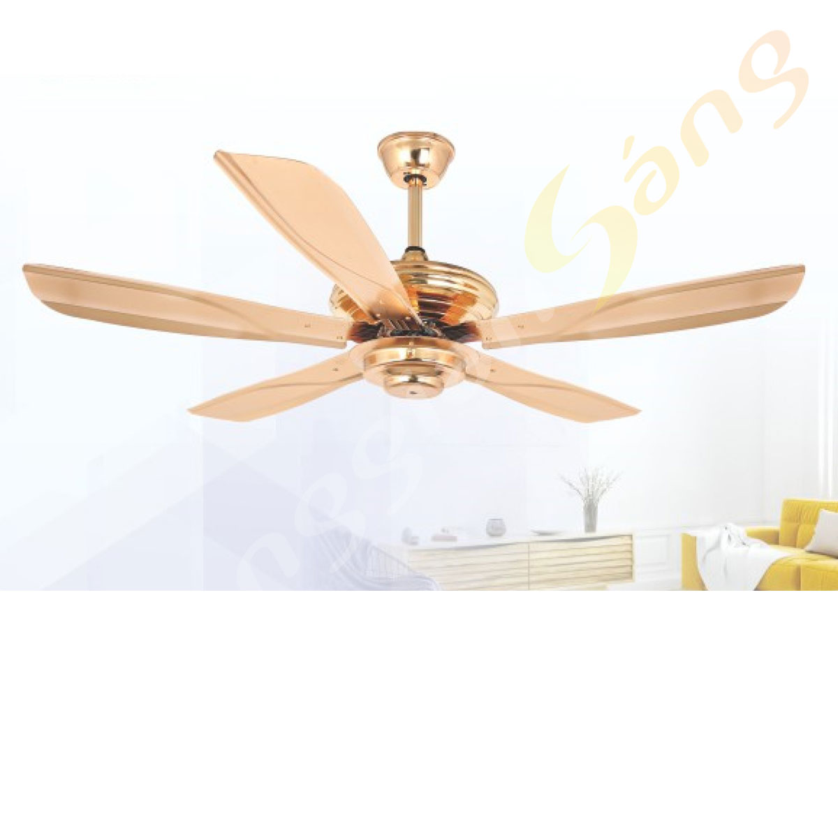 ĐÈN QUẠT CÁNH SẮT (D1200mm x H450mm) KGQ-2820A