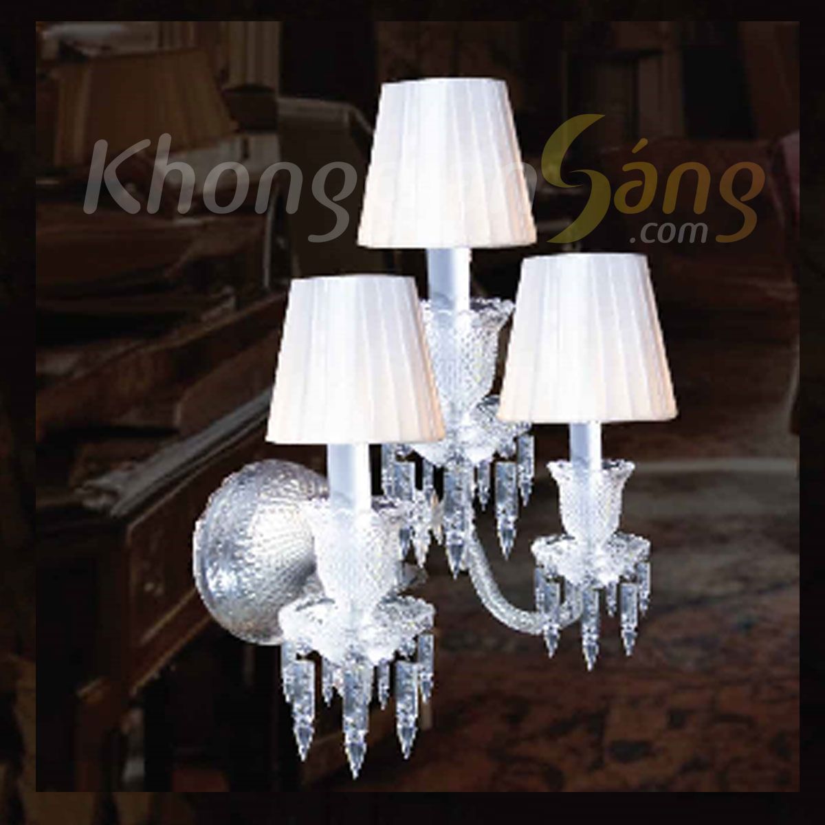 ĐÈN TƯỜNG NẾN (D400mm x N300 x H600mm) KTCNQT-371