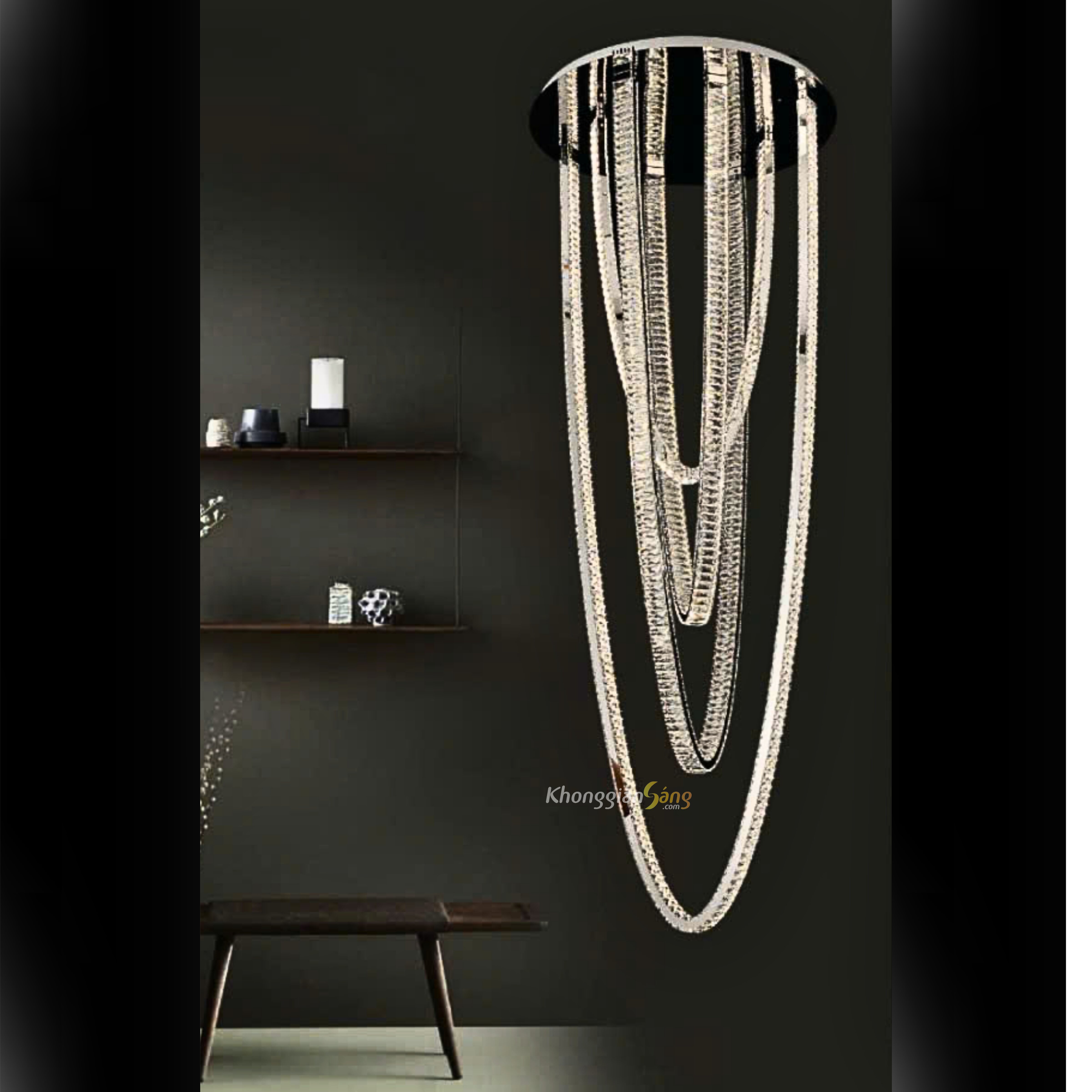 ĐÈN CHÙM THẢ (D1000mm x H2400mm) TH-8900