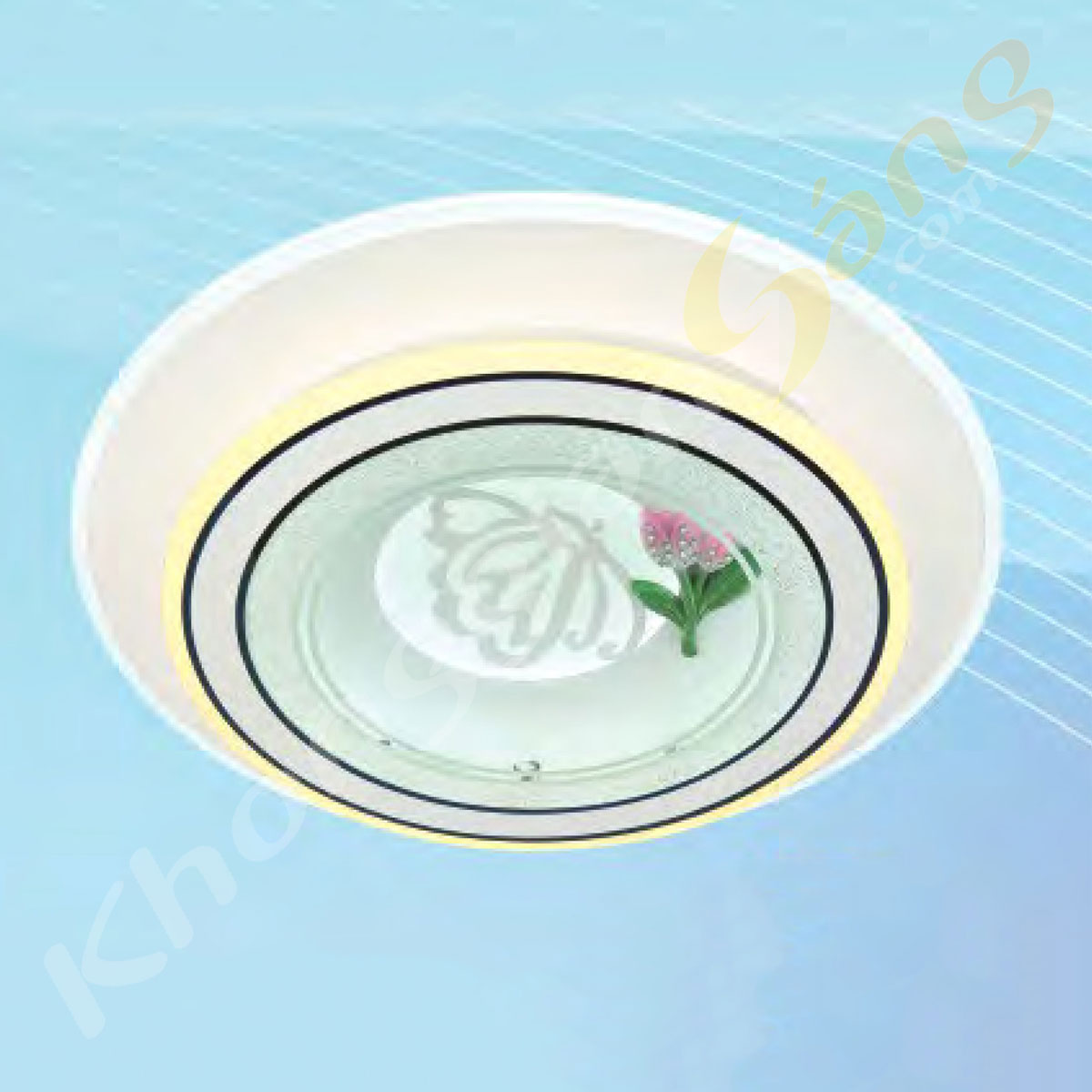 ĐÈN ỐP TRẦN LED (D500mm x H80mm) KGC-838