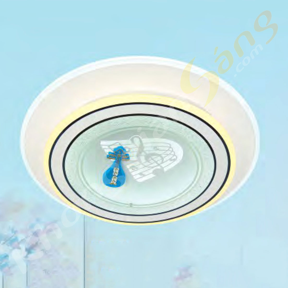 ĐÈN ỐP TRẦN LED (D500mm x H80mm) KGC-839