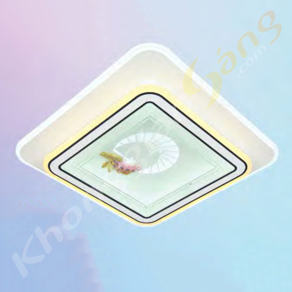 ĐÈN ỐP TRẦN LED (D500mm x H80mm) KGC-842