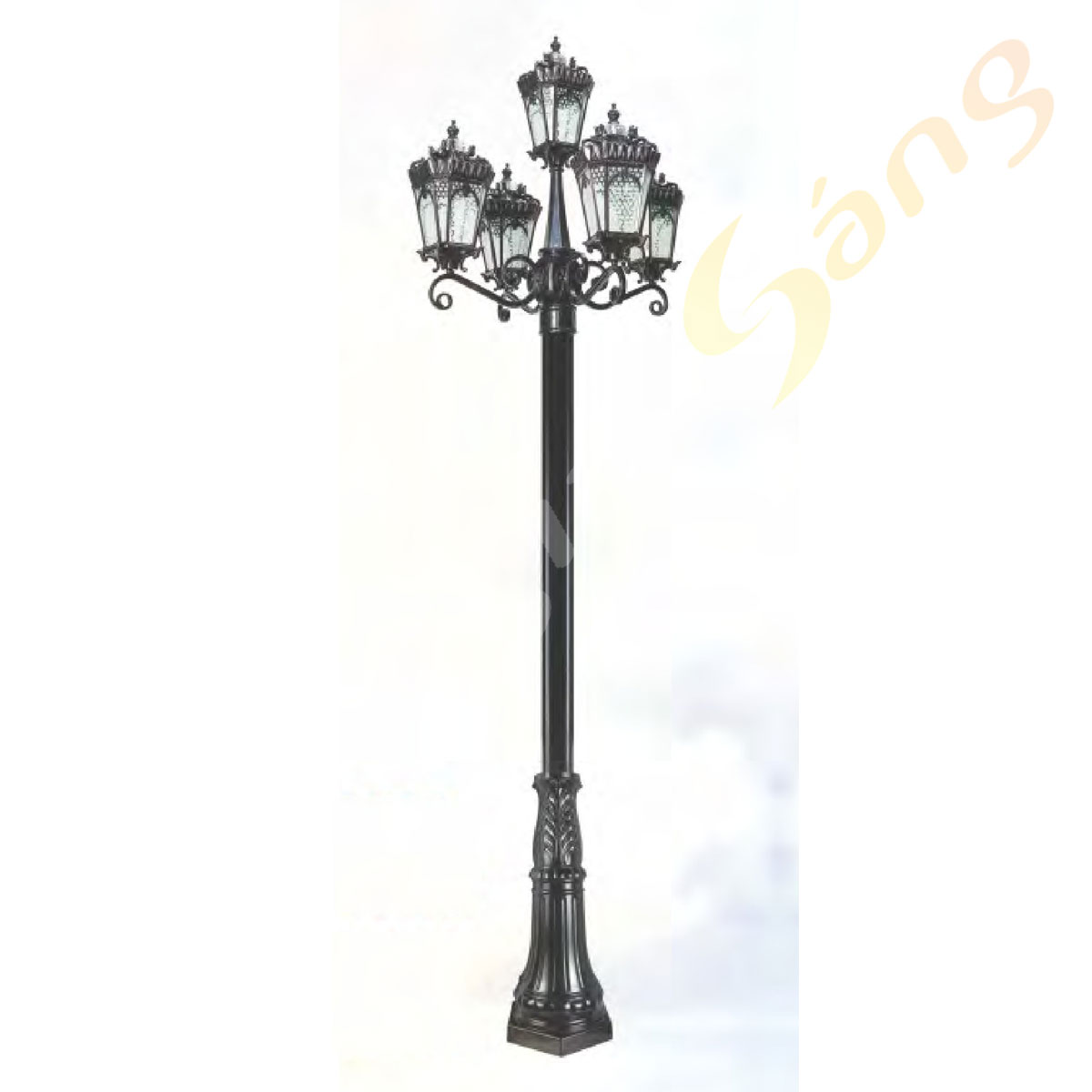 ĐÈN TRỤ SÂN VƯỜN (D680mm x H2850mm) KGT-893/5